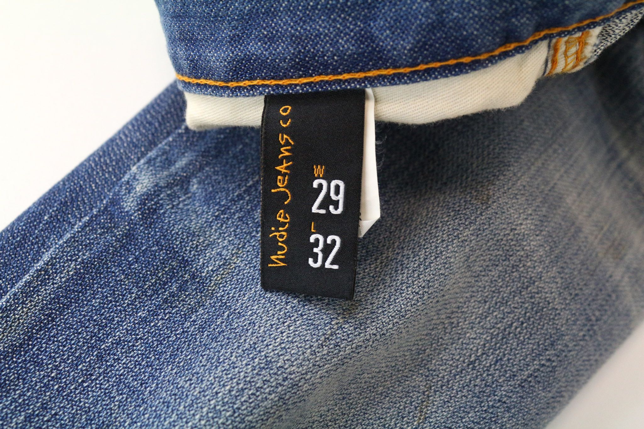 Nudie Jeans SLIM JIM ORG. BROKEN DREAM W29/L32 Blue Slim Jeans 77453 Size US 29 - 5 Thumbnail