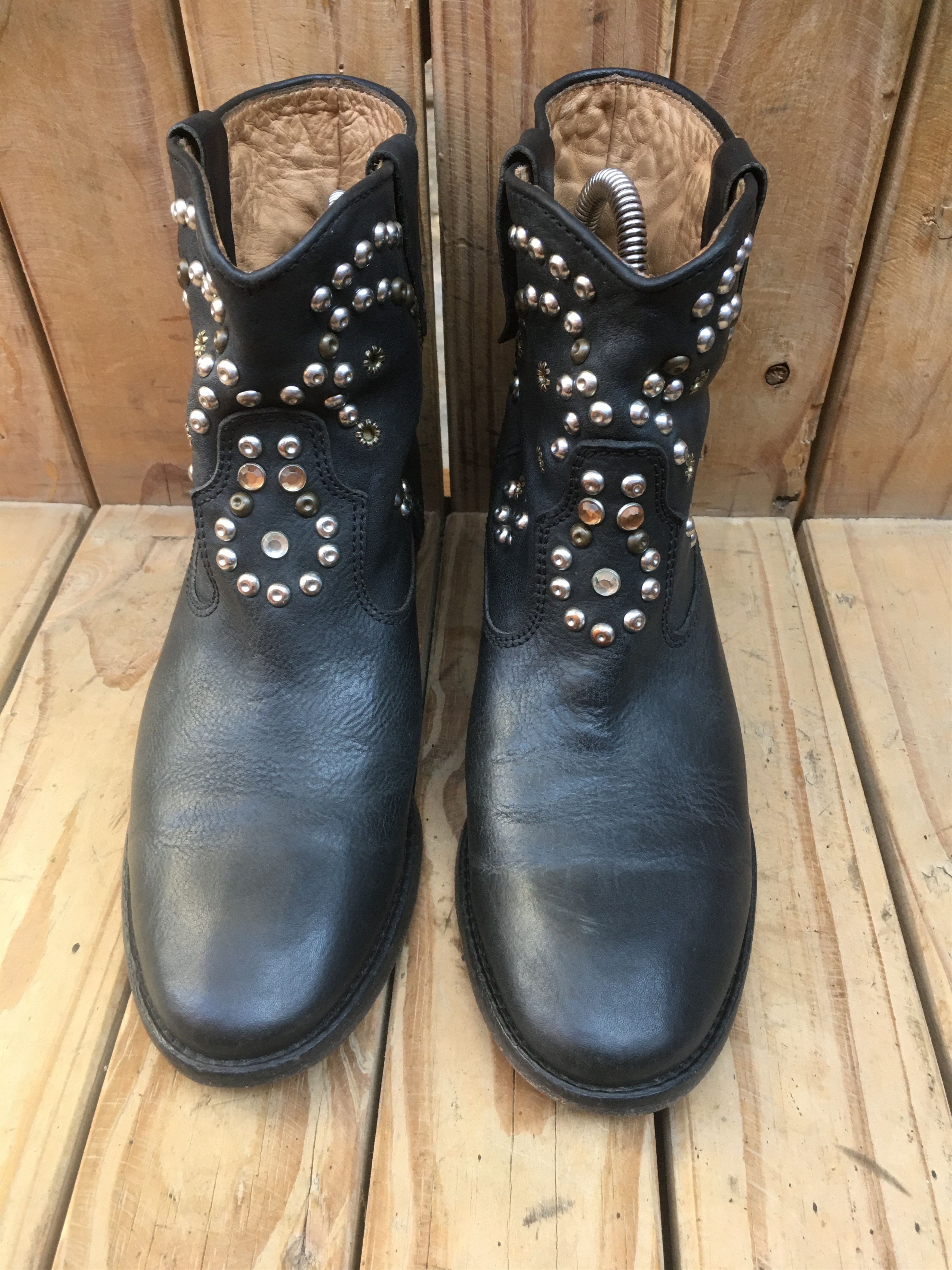 Isabel Marant Etoile isabel marant Etoile black leather boots Size US 7 / IT 37 - 3 Thumbnail