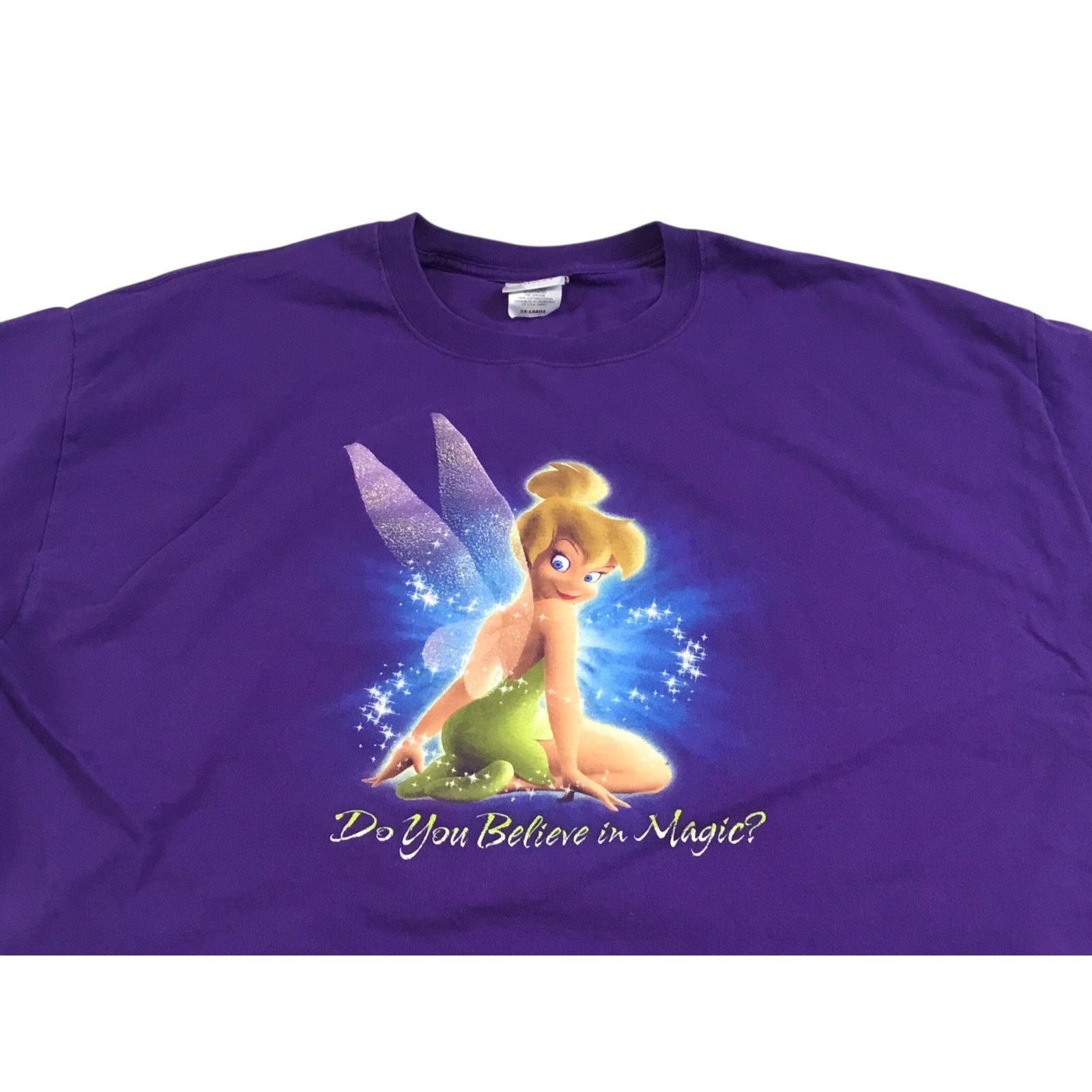 Disney Disney T-Shirt Purple Tinkerbell Believe Magic 2XL Sparkle Size XXL / US 16-18 / IT 52-54 - 2 Thumbnail