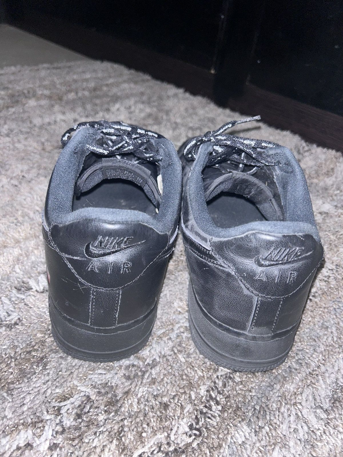 Nike × Supreme Supreme black Air Force Size US 9.5 / EU 42-43 - 1 Thumbnail