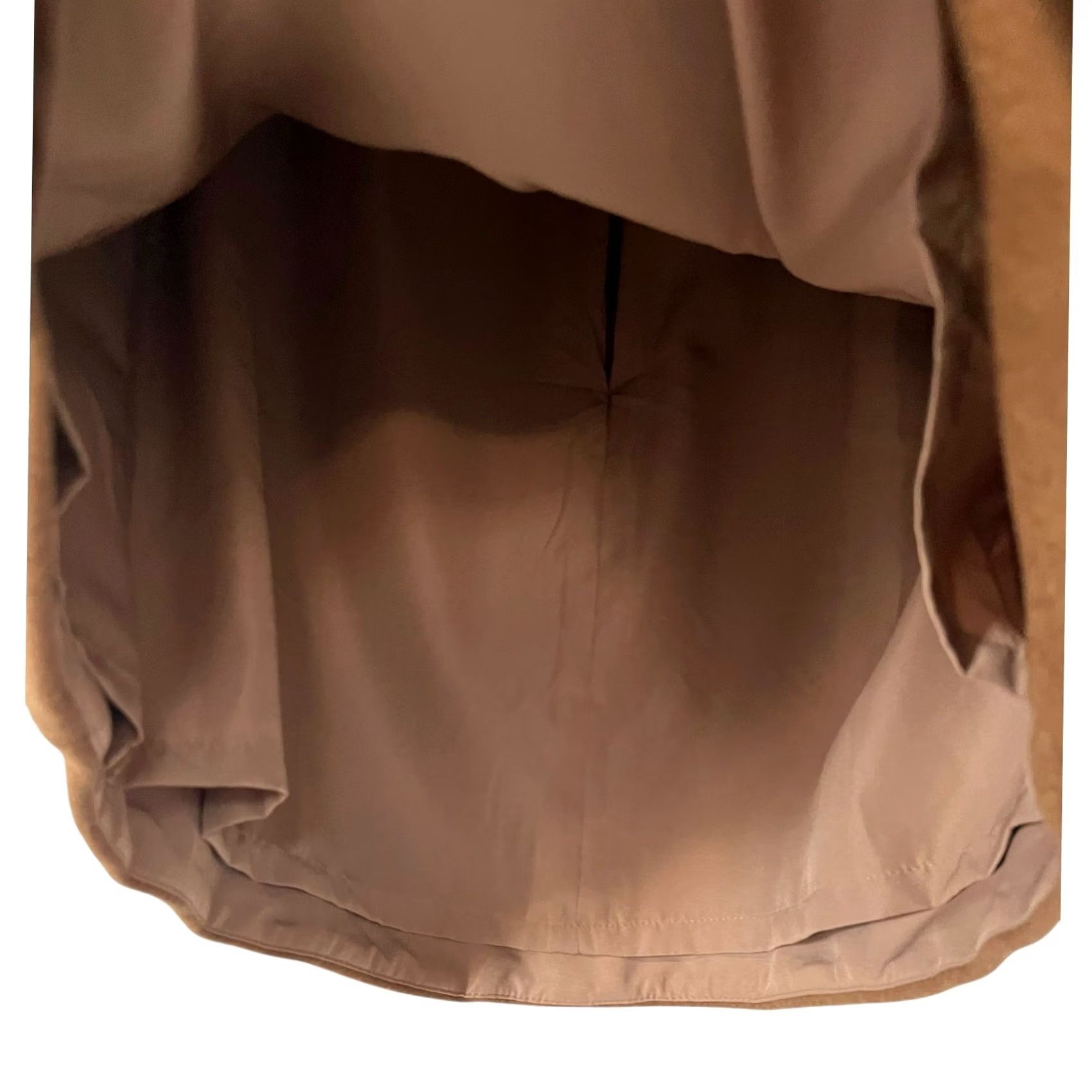 J.Crew J.Crew Mercantile Skirt Ruffle Front Wool Blend Camel Brown Mini Lined Size 4 Size 27" / US 4 / IT 40 - 3 Thumbnail
