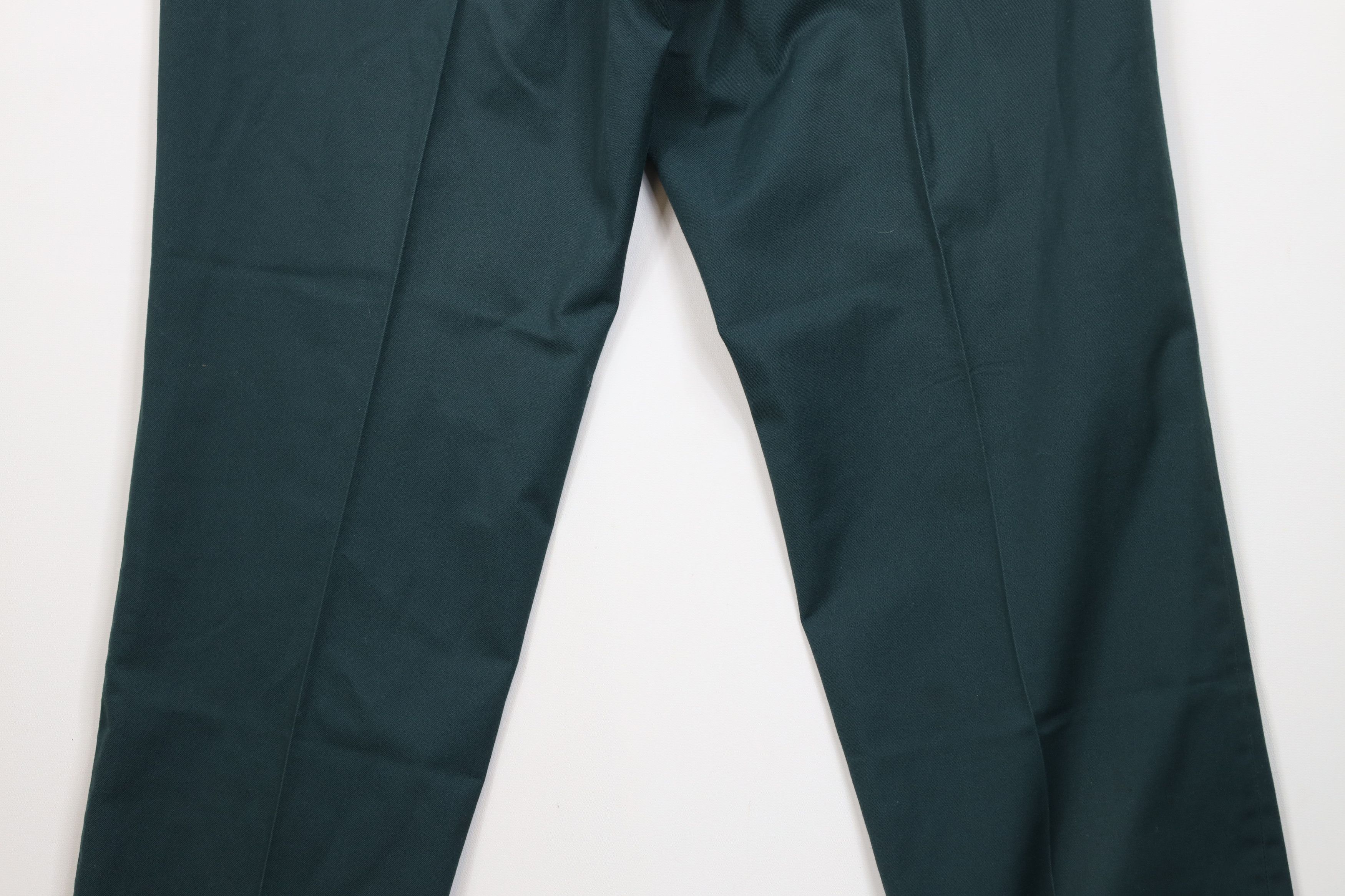 Lee Vintage 70s Lee Wide Leg Workwear Mechanic Pants Green USA Size US 34 / EU 50 - 13 Thumbnail