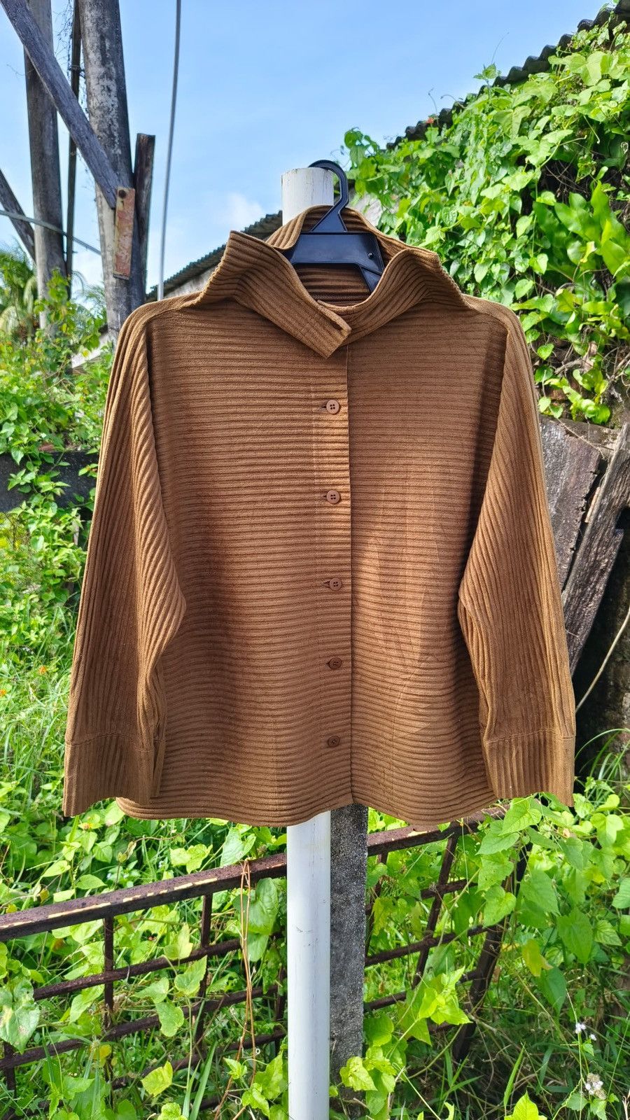 Issey Miyake × Pleats Please Issey Miyake M193J0491 Issey Miyake Me Pleats Cardigan High Neck Size ONE SIZE - 1 Thumbnail