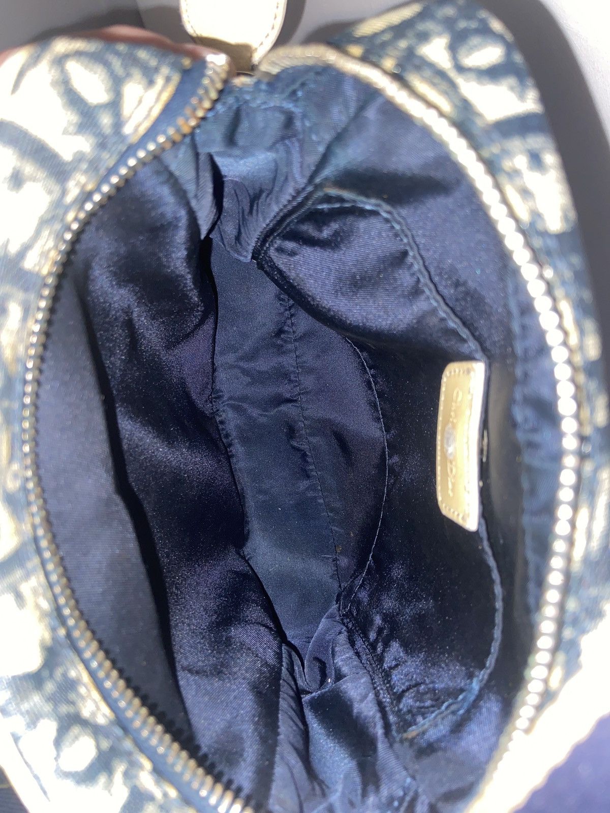 Dior Dior Navy Monogram Crossbody Bag Size ONE SIZE - 4 Thumbnail