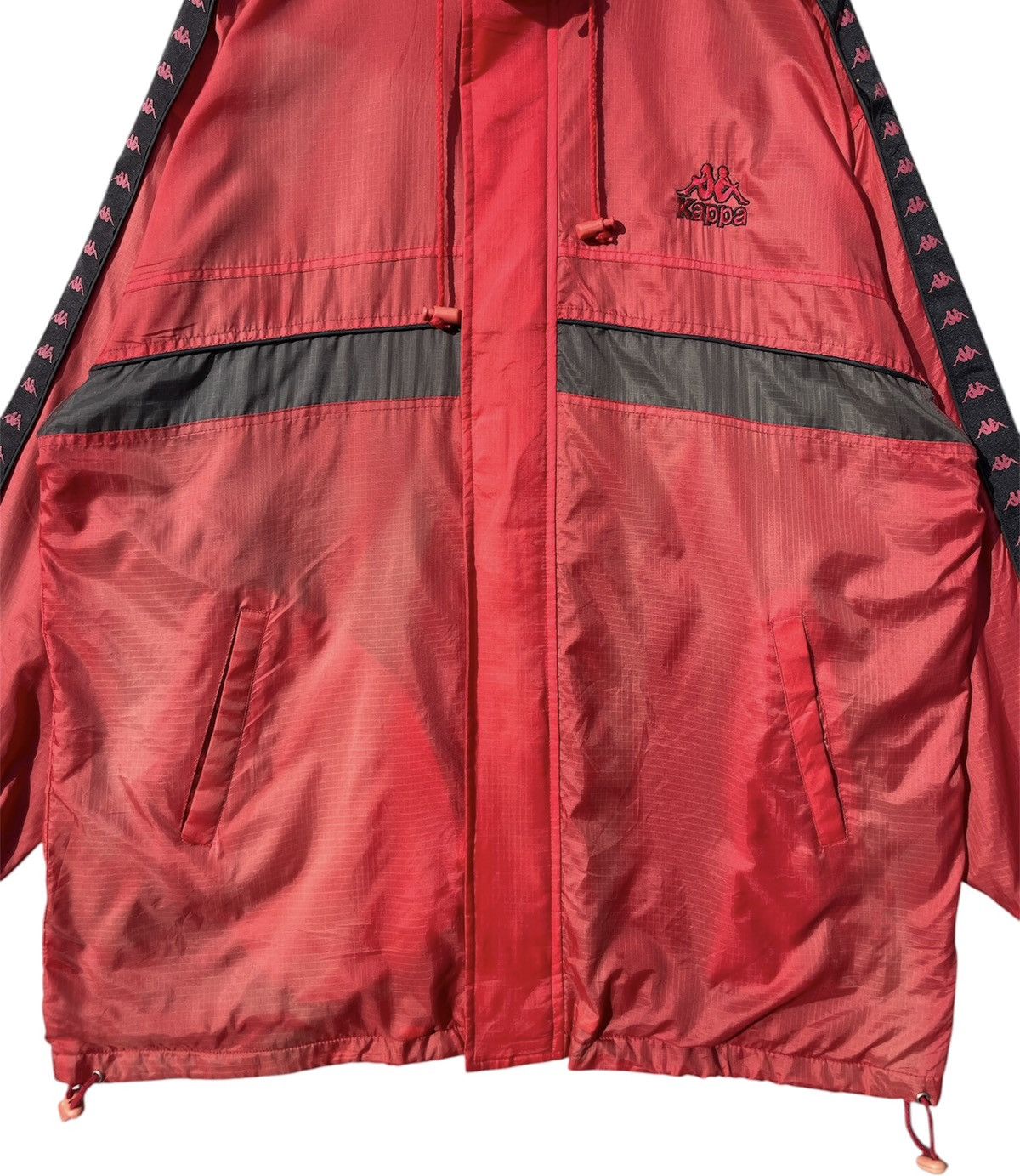 Kappa RARE🔥 Kappa Side Tape Retro Windbreker Jacket Hoodie Size US L / EU 52-54 / 3 - 5 Thumbnail