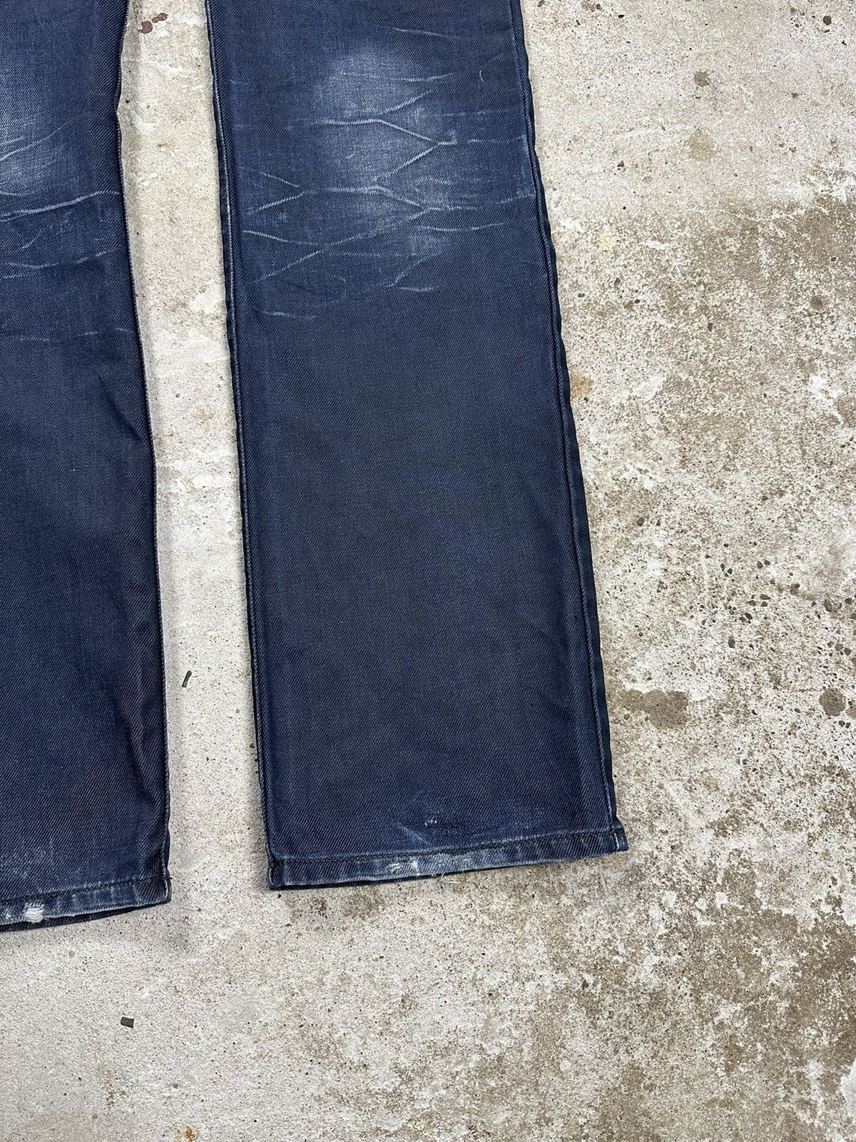 G-Star × Vintage Vintage G Star Raw 3301 Navy Aero Tapered Denim Pants Size US 31 - 11 Thumbnail