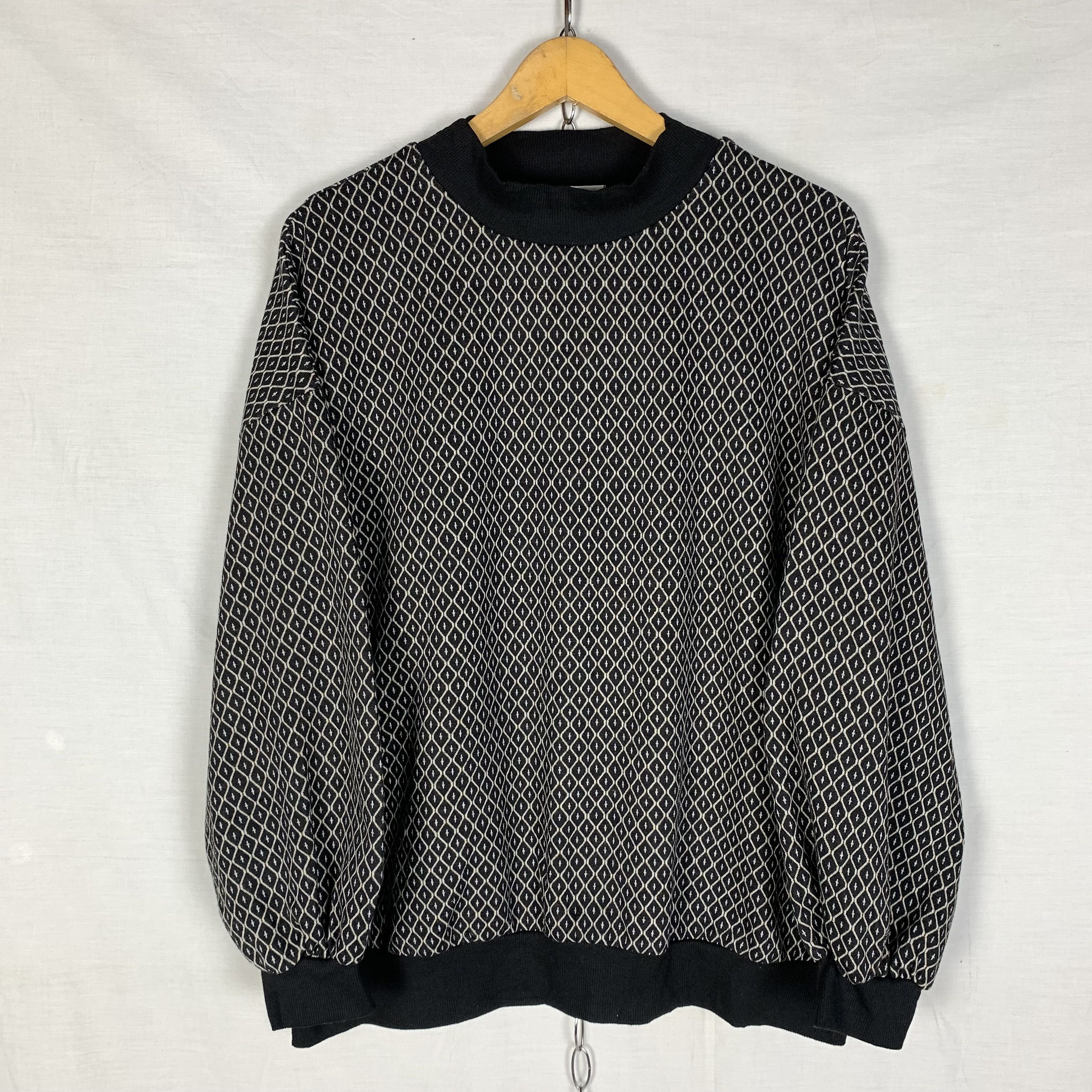 Japanese Brand Lutique Japanese Brand Pattern Sweatshirt Oversized Size US M / EU 48-50 / 2 - 2 Thumbnail