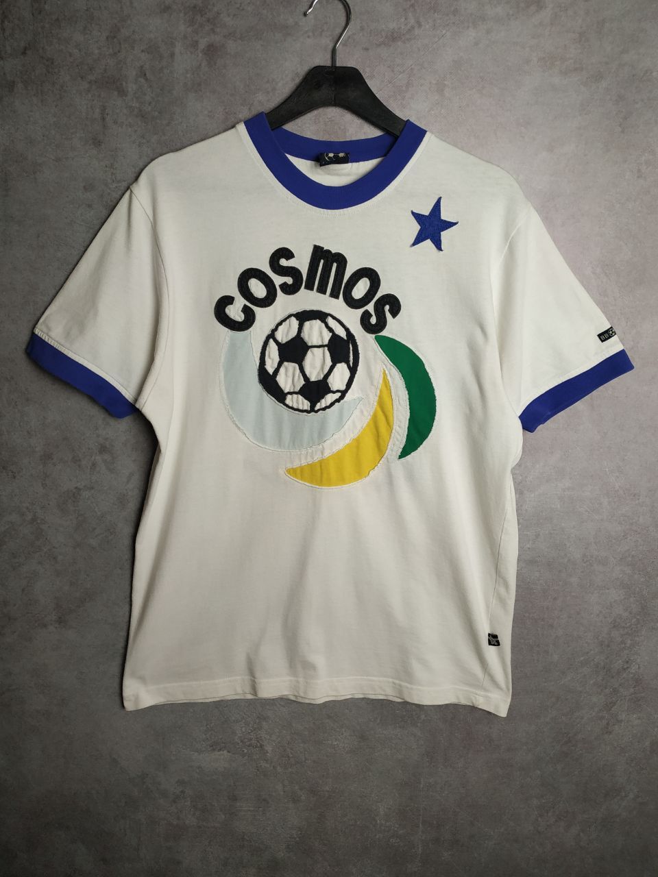 Vintage Vintage Soccer football New York Cosmos 10 PELE Jersey Size US M / EU 48-50 / 2 - 1 Thumbnail