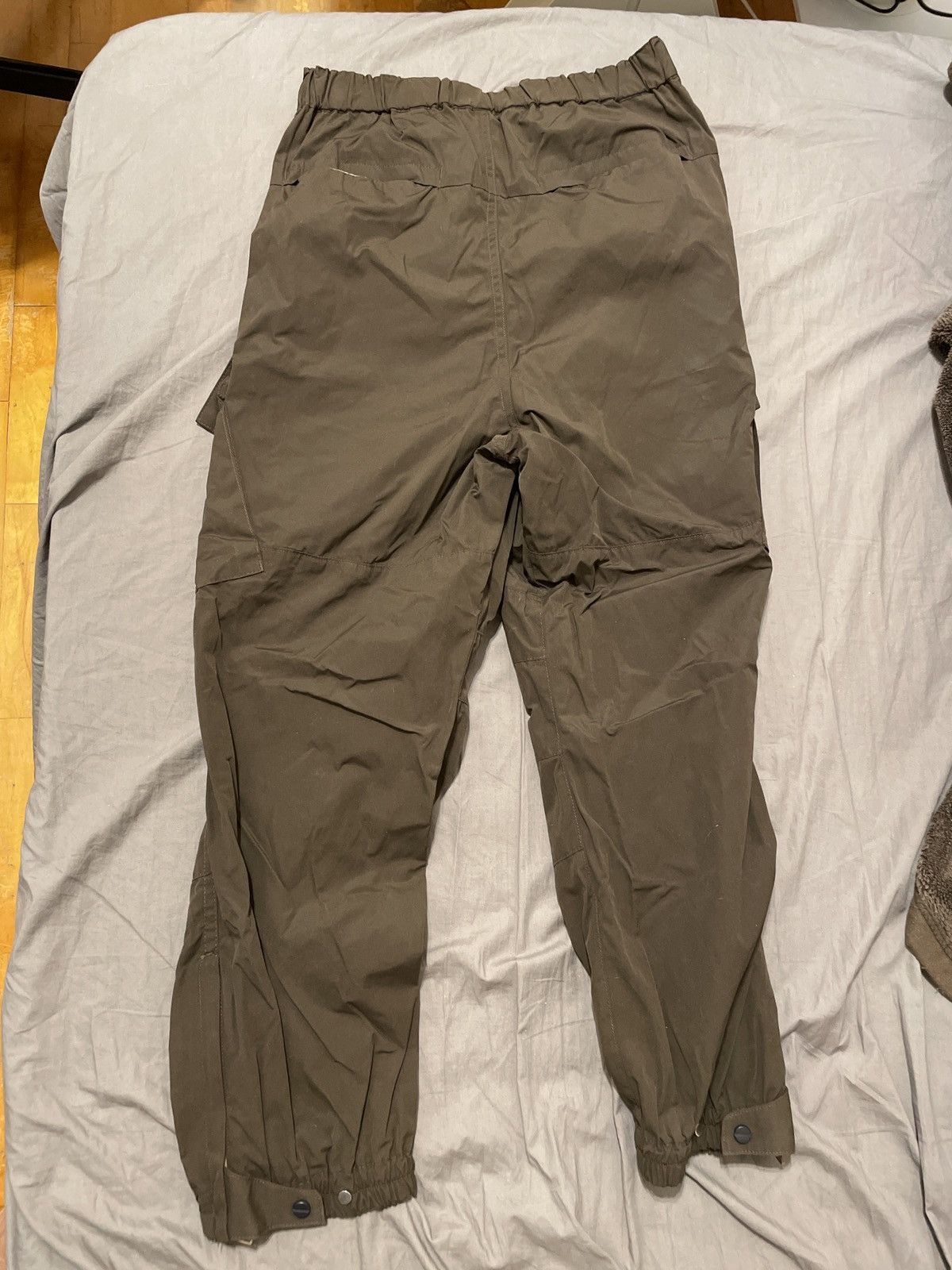 meanswhile meanswhile Wax Coat Uniform pants Olive Size US 34 / EU 50 - 3 Thumbnail
