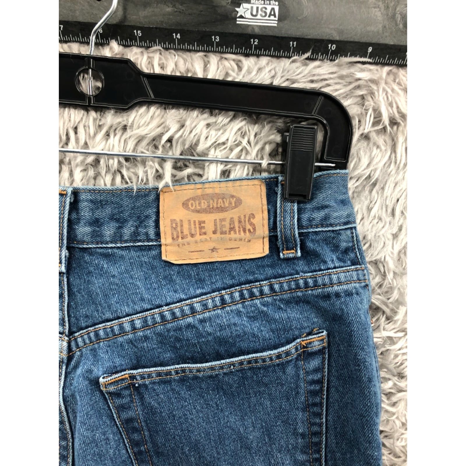 Old Navy Old Navy High Rise Straight Jeans Womens Size 10 Medium Wash Blue Size 32" / US 10 / IT 46 - 6 Thumbnail
