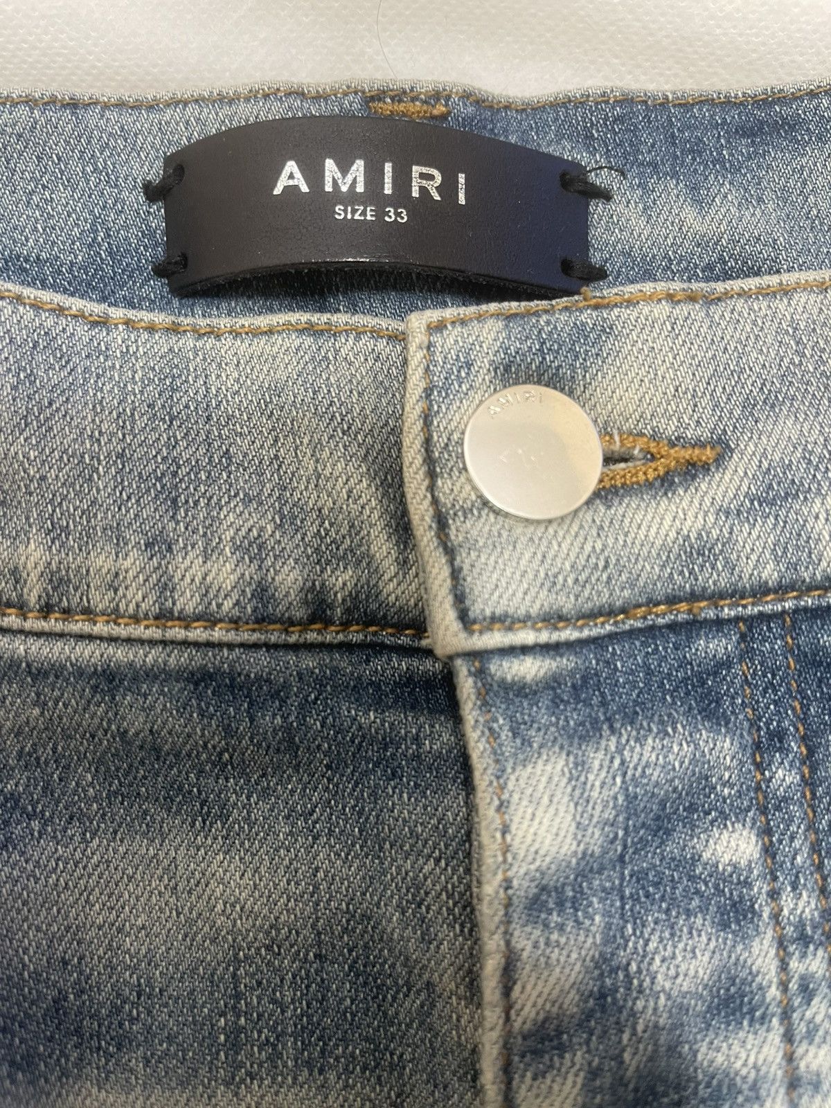 Amiri amiri rainbow patch Size US 33 - 4 Thumbnail