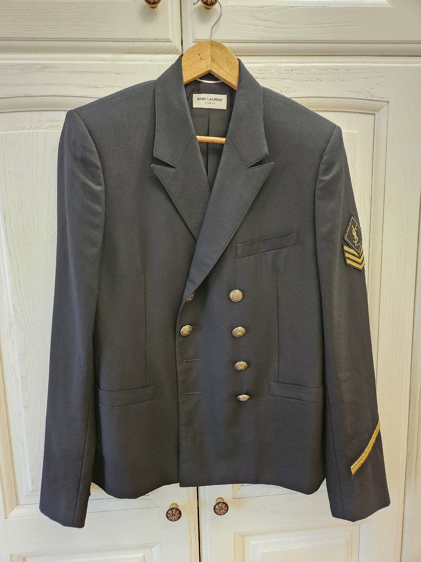 Saint Laurent Paris Saint Laurent Runway Double-Breasted Blazer Size US M / EU 48-50 / 2 - 1 Thumbnail