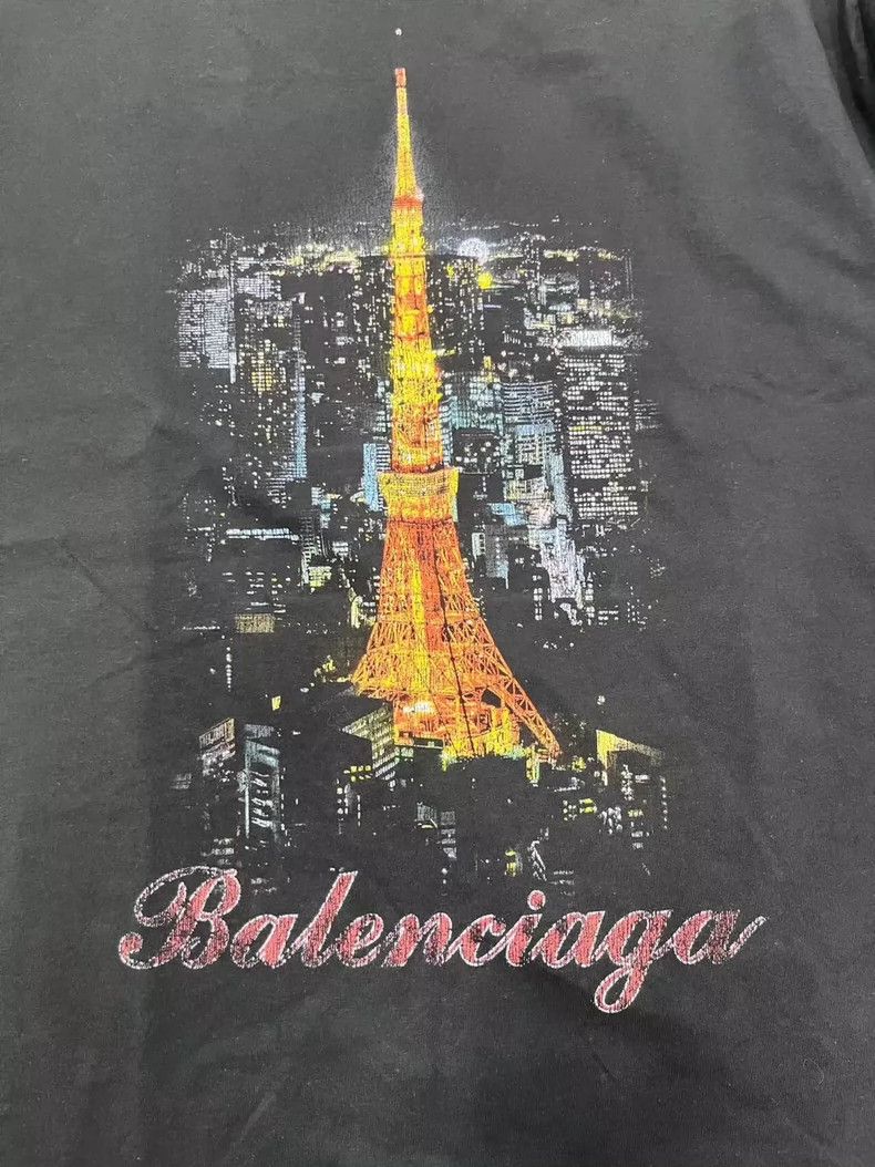 Balenciaga Balenciaga Limited Tokyo Tower Short Sleeves Size US M / EU 48-50 / 2 - 4 Thumbnail