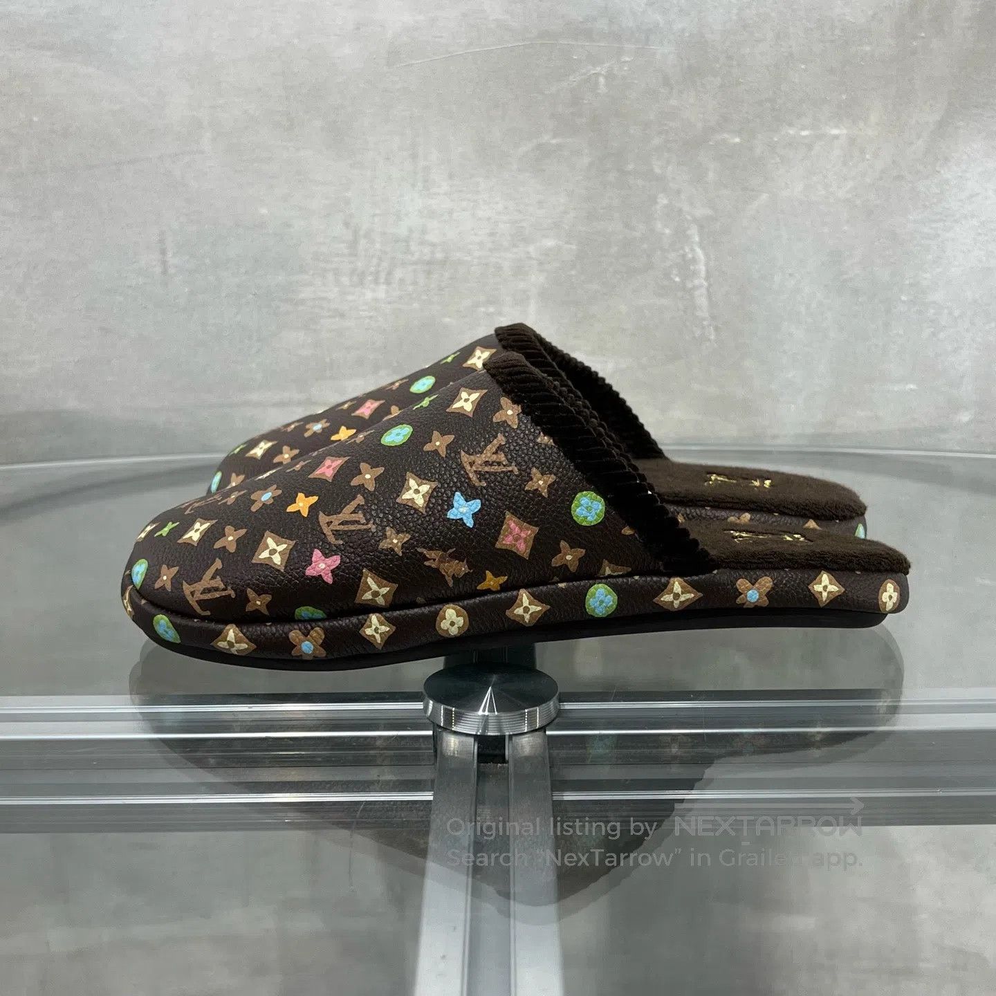 Louis Vuitton Louis Vuitton Tyler Full-Imprint Black Sancai Pottery, Bro Size US 5.5 / IT 35.5 - 3 Thumbnail