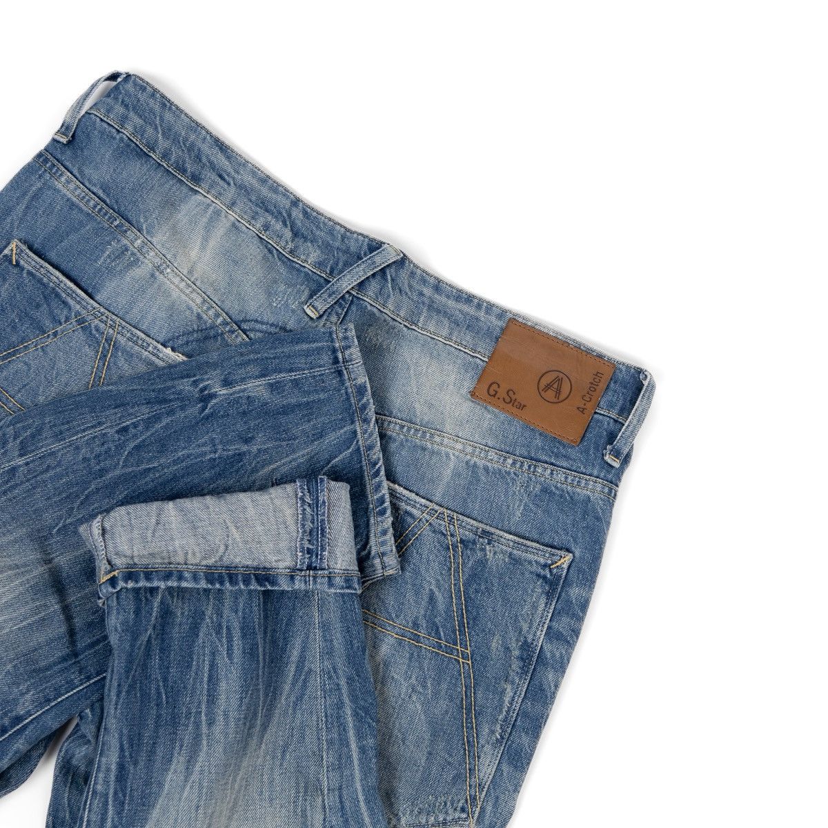 G-Star G-Star Womens A Crotch 3D Loose Tapered Jeans Zip Closure Size 34" / US 12 / IT 48 - 6 Thumbnail