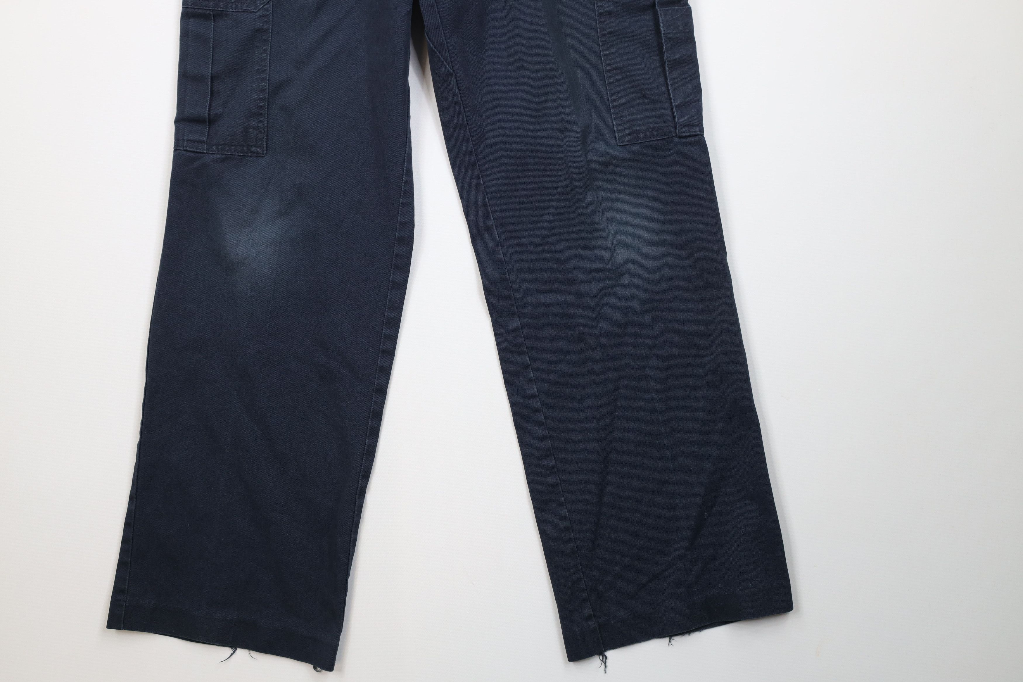 Dickies Vintage Dickies Workwear Wide Leg Cargo Pants Navy Blue Size US 32 / EU 48 - 4 Thumbnail
