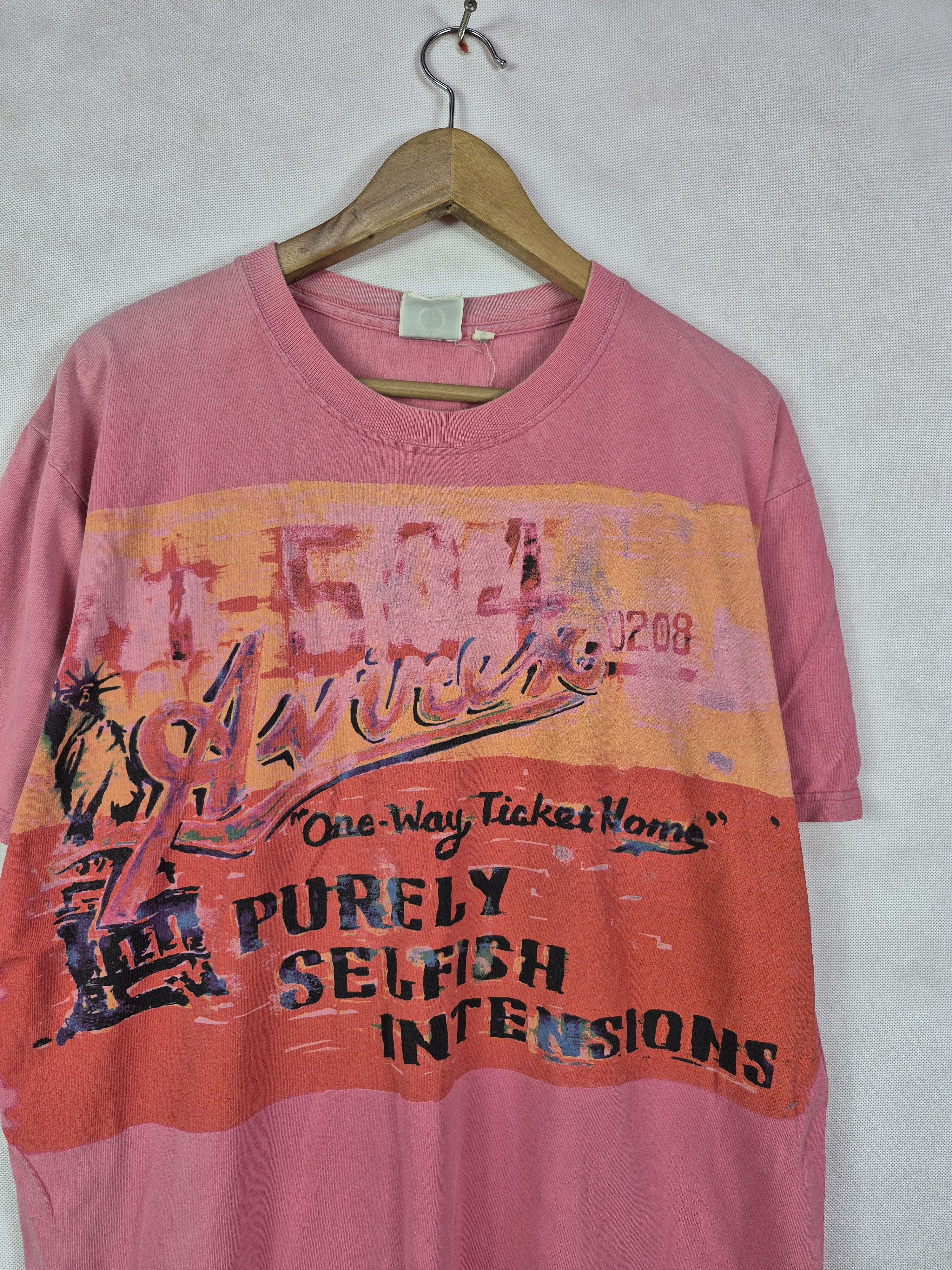 Avirex 🔥 Avirex One Way Ticket Big Print Art Tee Size US L / EU 52-54 / 3 - 2 Thumbnail