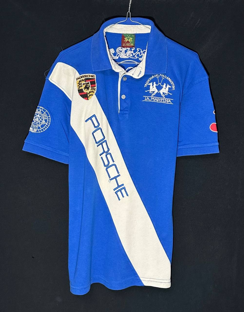 La Martina × Porsche Design La Martina Porsche Polo Team 2015 Polo Shirt Size US L / EU 52-54 / 3 - 1 Thumbnail