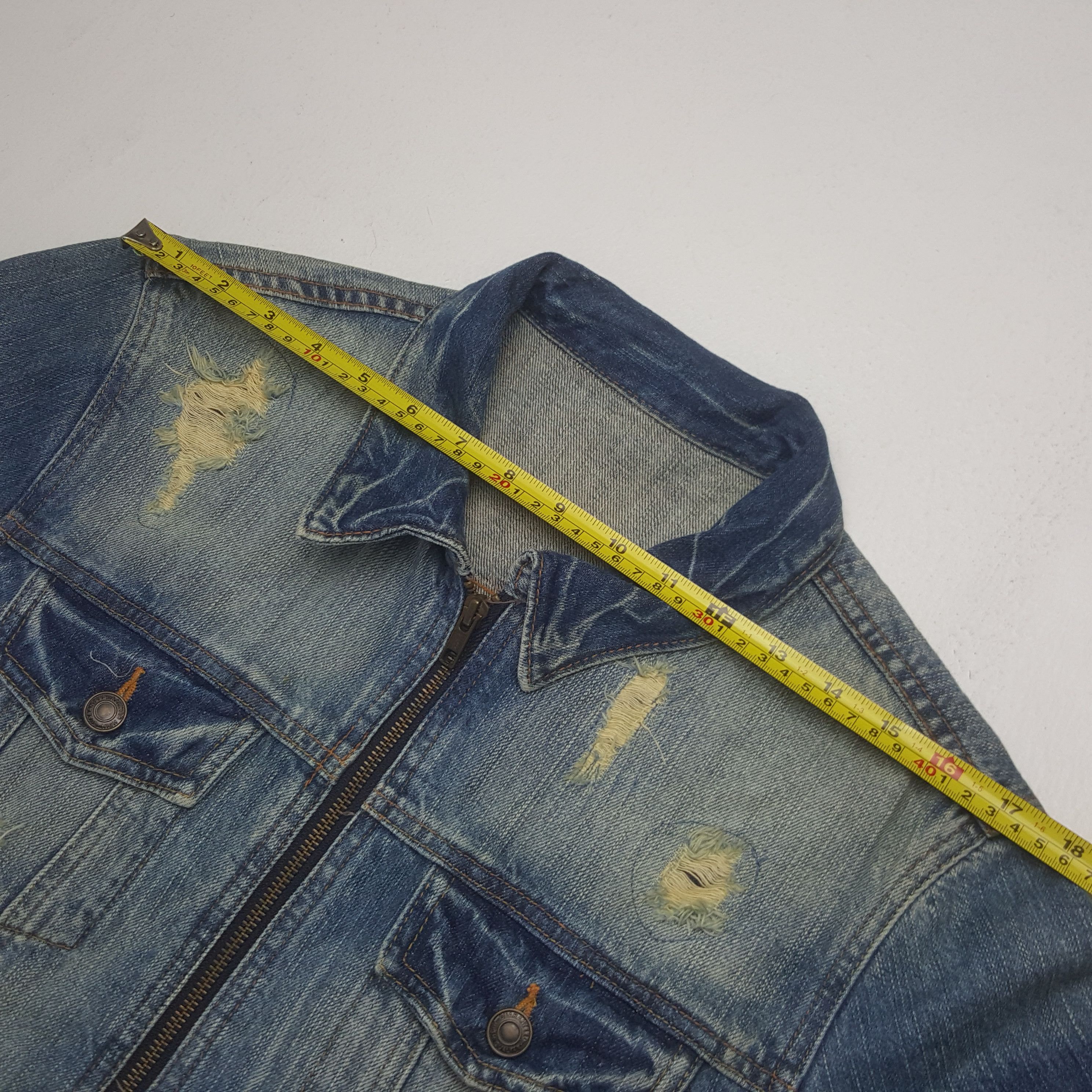 Levi's Vintage Levi's Bikers Denim Jacket Size US S / EU 44-46 / 1 - 5 Thumbnail