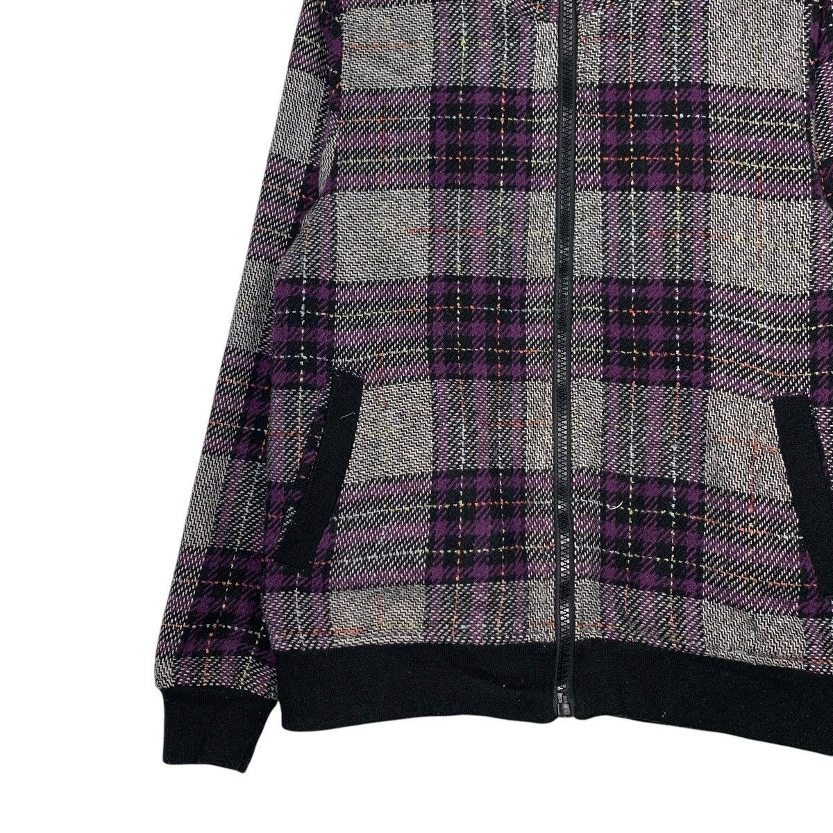 Japanese Brand POWER TO THE PEOPLE Checked Zipper Hoodie Jacket #2286-C101 Size US M / EU 48-50 / 2 - 3 Thumbnail