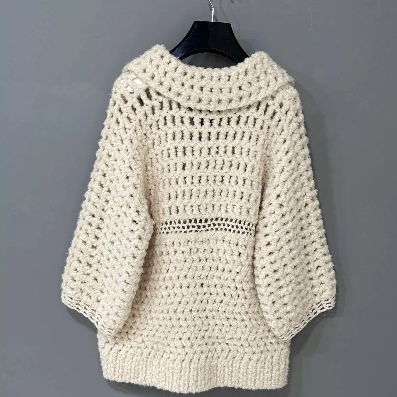 Celine Celine Tassel Lace-Up Knit Top XS Size XS / US 0-2 / IT 36-38 - 3 Thumbnail