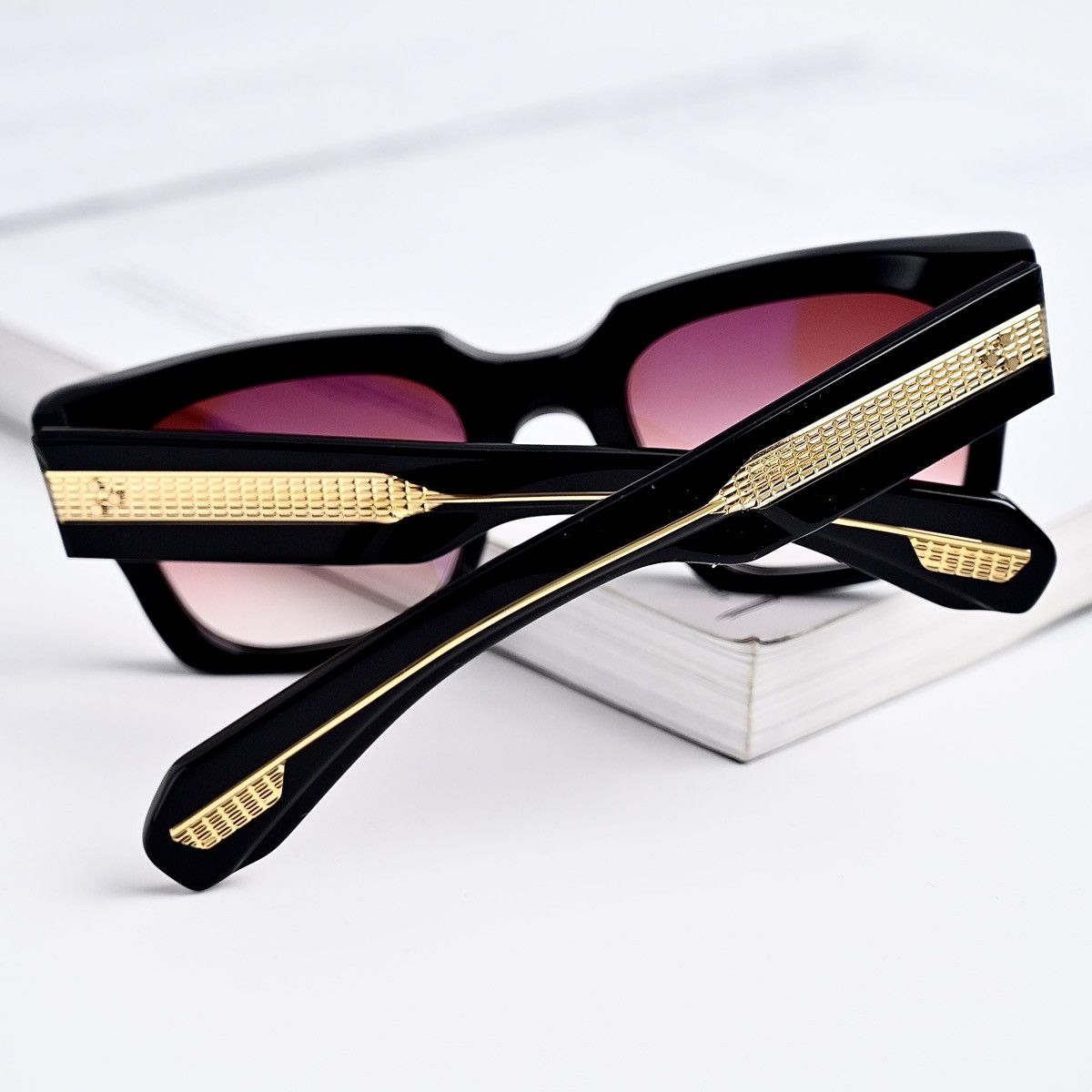Jacques Marie Mage JACQUES MARIE MAGE ENZO EPOXY CHARLET SUNGLASSES Size ONE SIZE - 12 Thumbnail