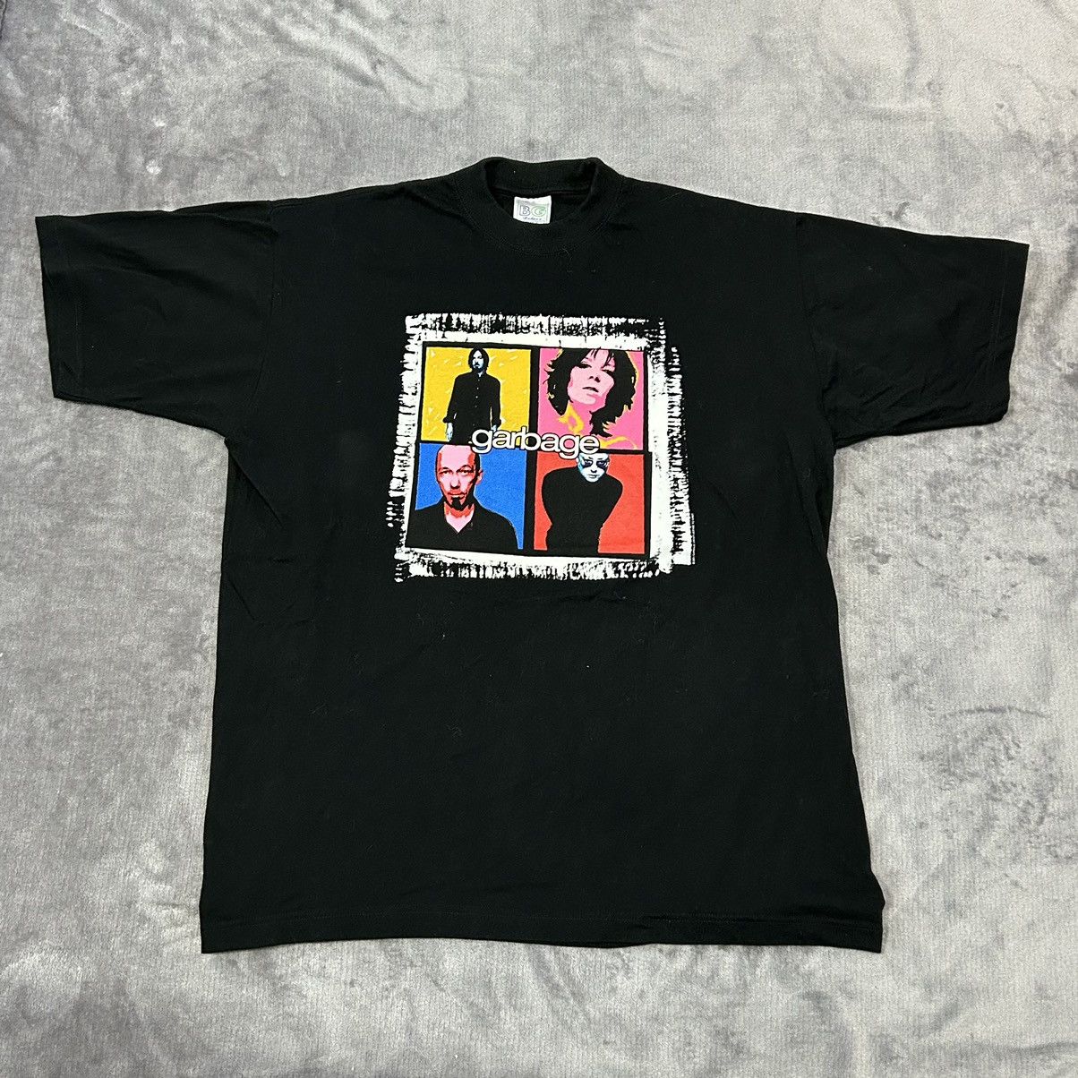 Beatyful Garbage tour 2001 big logo print vintage band