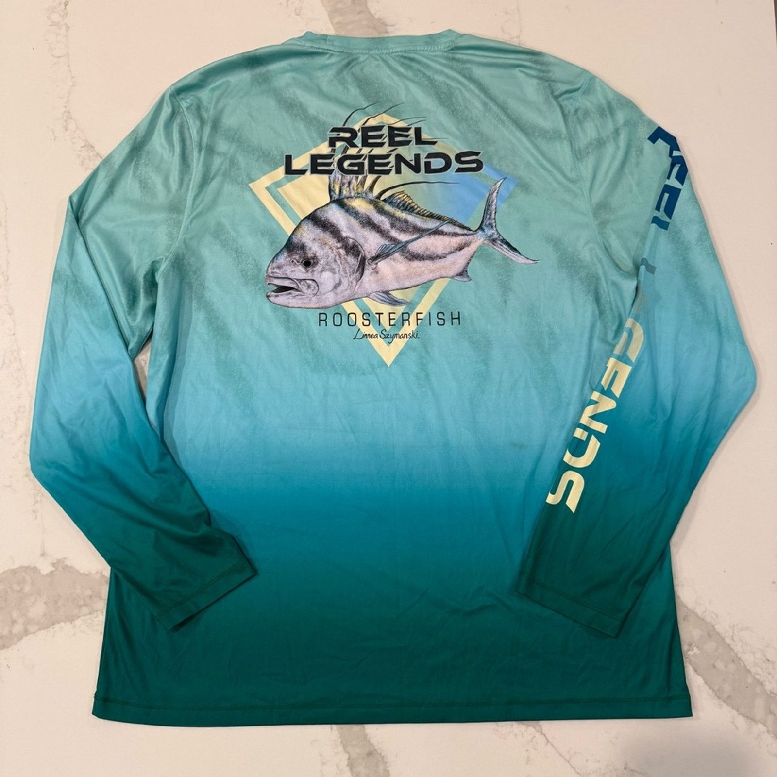 Reel Legends Reel Legends LongSleeve Performance Fishing Shirt Mens Large Size US L / EU 52-54 / 3 - 4 Thumbnail