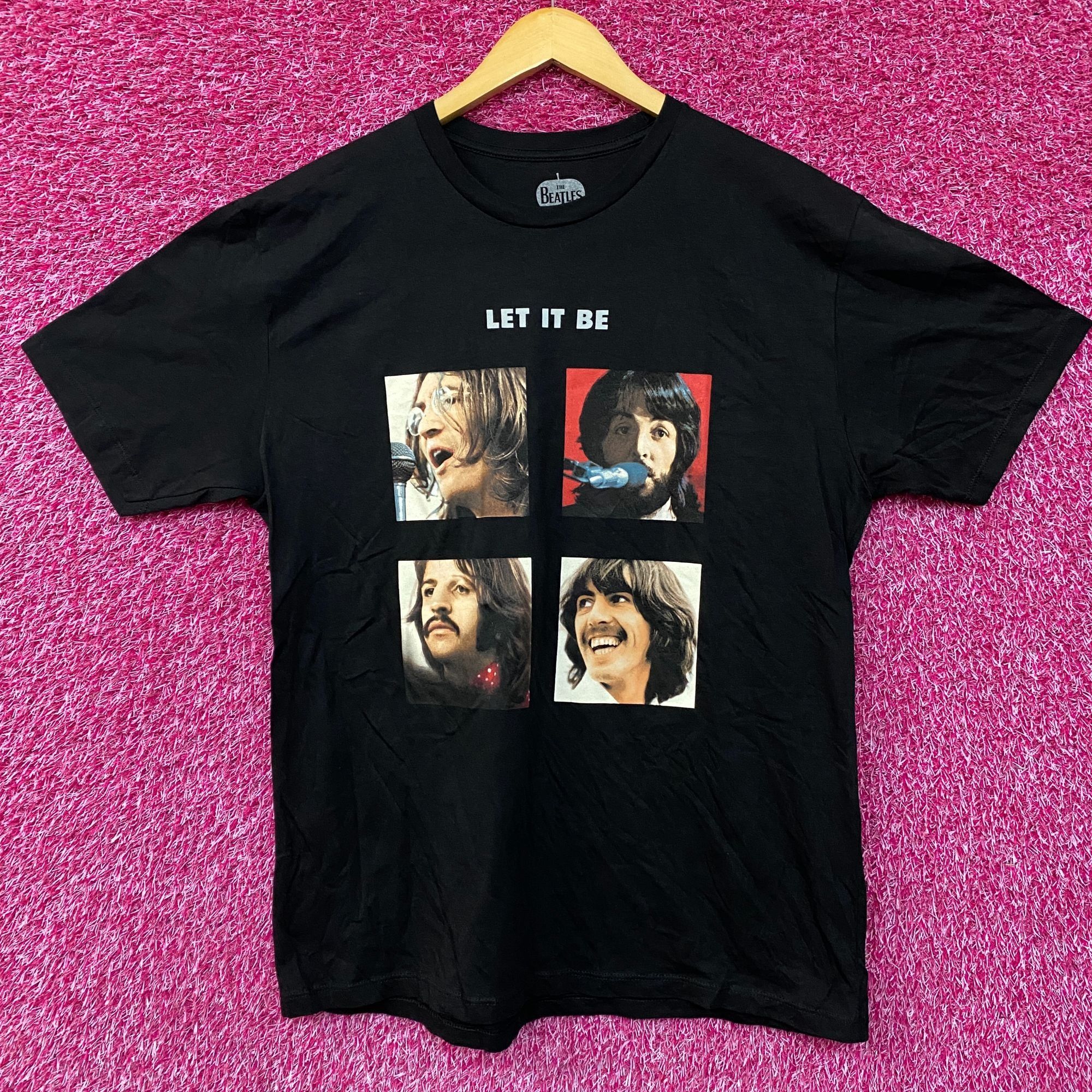 Band Tees The Beatles Let It Be Album Cover Art T-Shirt Large Size US L / EU 52-54 / 3 - 1 Thumbnail