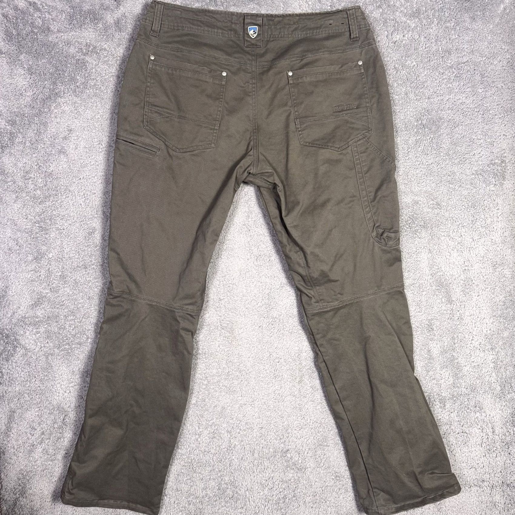 Vintage Kuhl Rebel Pants Mens 36x32 Workwear Carpenter Canvas 5-Pocket Regular Gray Vintage Patina Dye 5139 Size US 36 / EU 52 - 3 Thumbnail