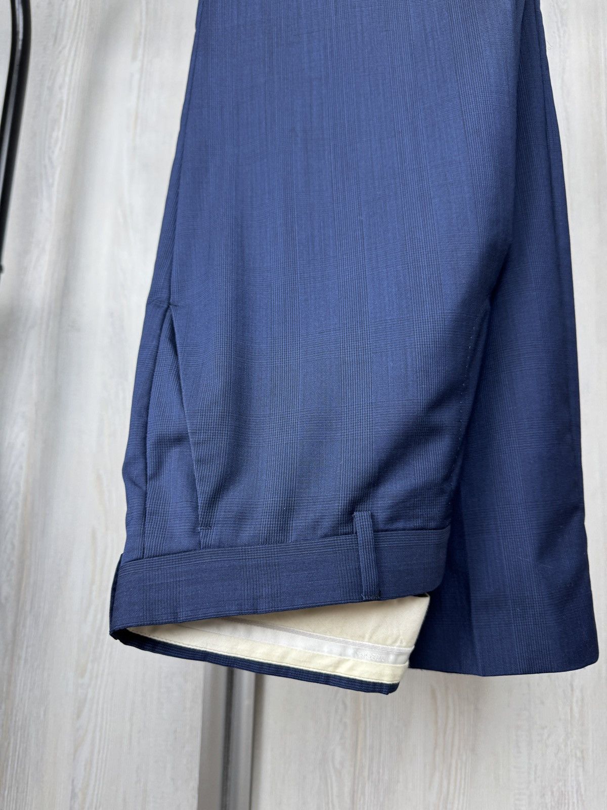 Z Zegna Z Zegna Ermenegildo Zegna wool checkered blue 2 pcs suit Size 42L - 15 Thumbnail