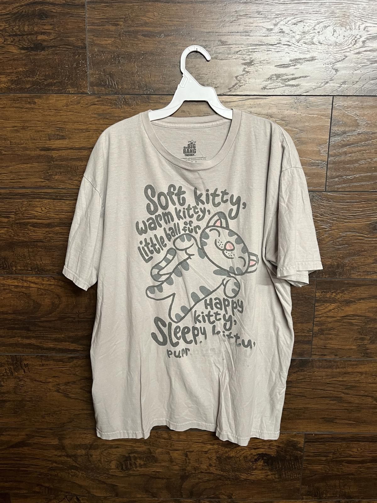 Ripple Junction T-shirt Big Bang Theory TV Show Soft Kitty Warm Kitty Song L Size US L / EU 52-54 / 3 - 1 Thumbnail