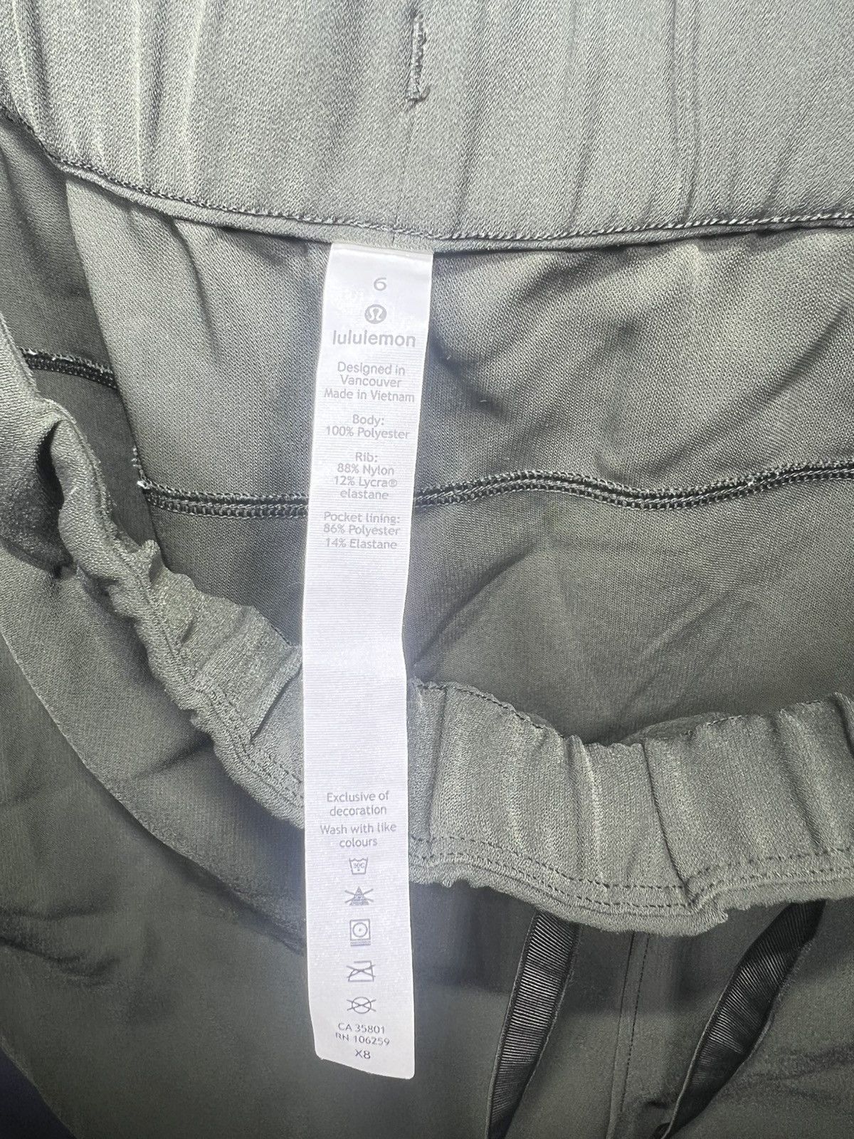 Lululemon Lululemon On The Fly Jogger Olive Green Drawstring Size 6 Size 28" / US 6 / IT 42 - 7 Thumbnail