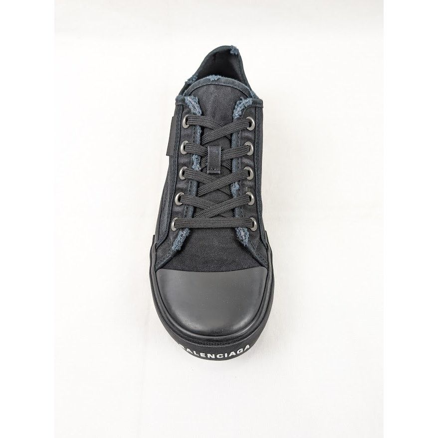 Balenciaga o1rshd1 Low MNC Destroy Paris Low Top Sneakers in Black Size US 9 / EU 42 - 7 Thumbnail