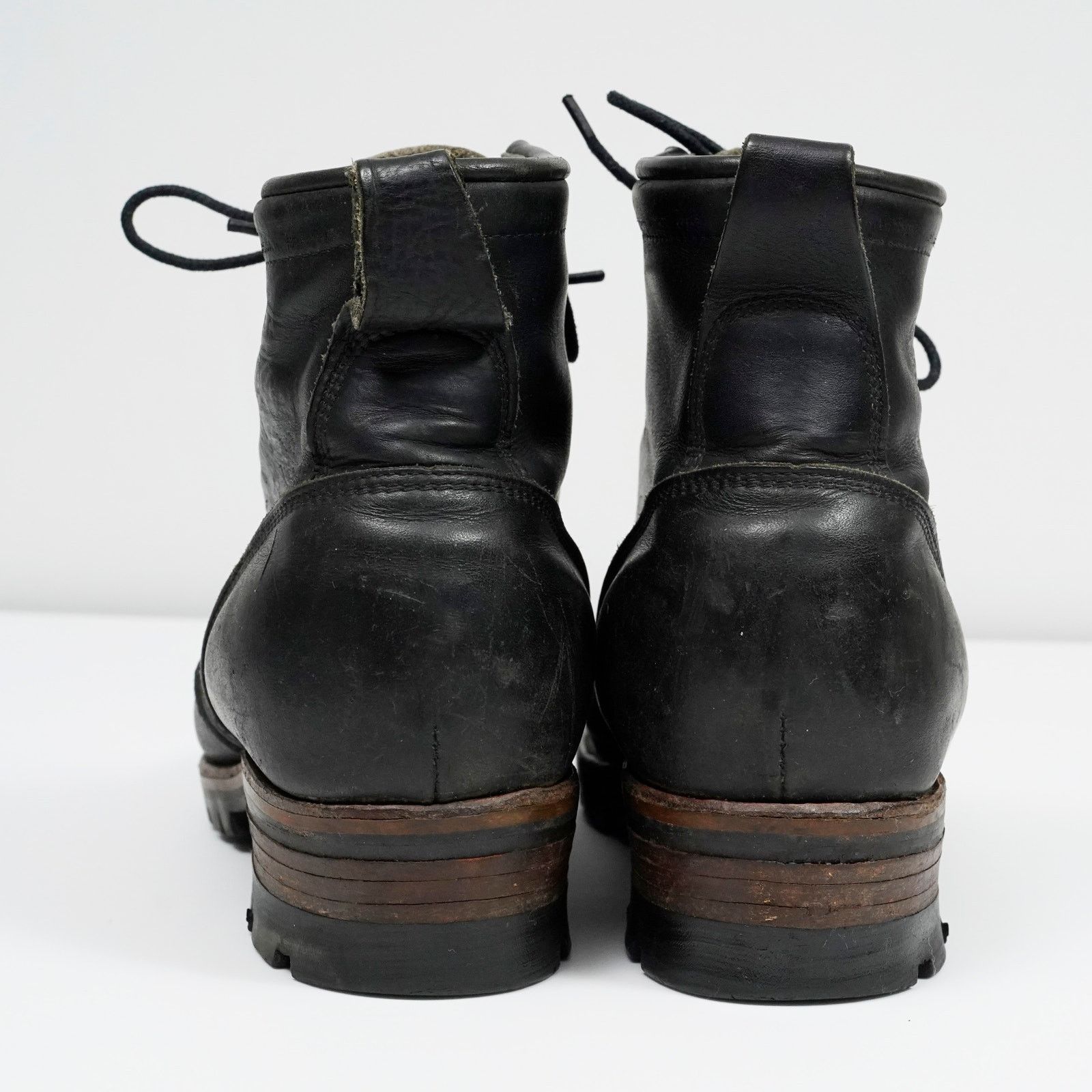 Chippewa Vintage Chippewa Black Leather Logger Work Boots USA 10.5 Size US 10.5 / EU 43-44 - 4 Thumbnail