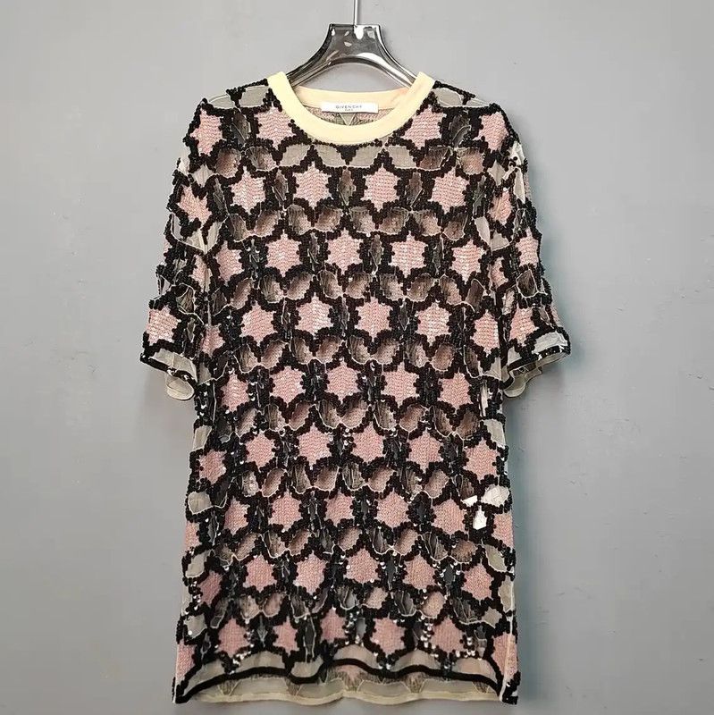 Givenchy Givenchy Pink Cotton T-Shirt for Women 0089 Size M / US 6-8 / IT 42-44 - 1 Thumbnail
