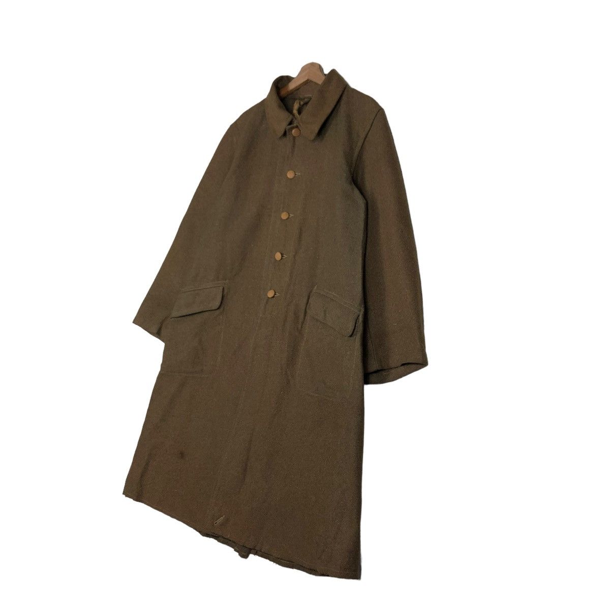 Vintage 🔥VINTAGE 1940’s LONG JACKET WOOL MILITARY USA FORCES USN Size US M / EU 48-50 / 2 - 2 Thumbnail