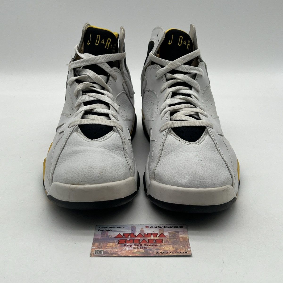 Jordan Brand Wmns Air Jordan 7 white varsity maize Size US 11.5 / EU 44-45 - 2 Thumbnail