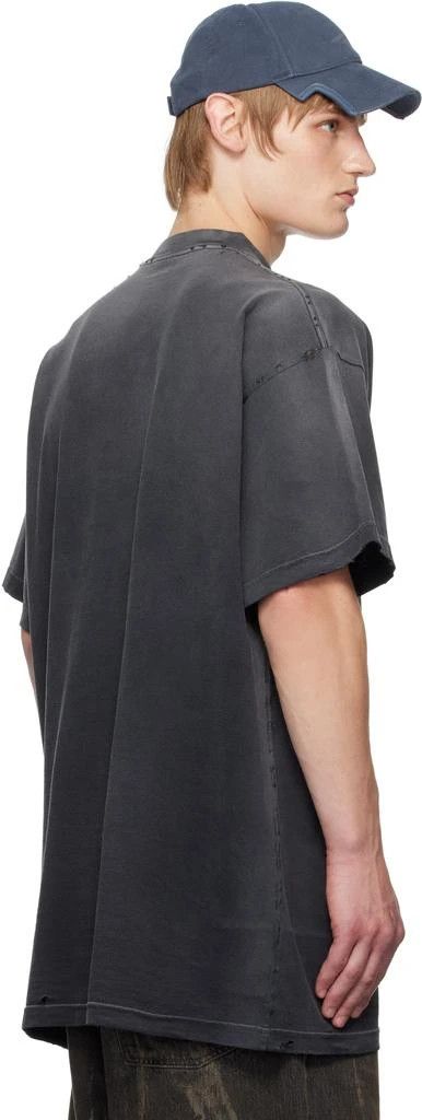 Balenciaga o1s1wg110326 Not Been Done T-Shirt Oversized in Grey Size US M / EU 48-50 / 2 - 3 Thumbnail