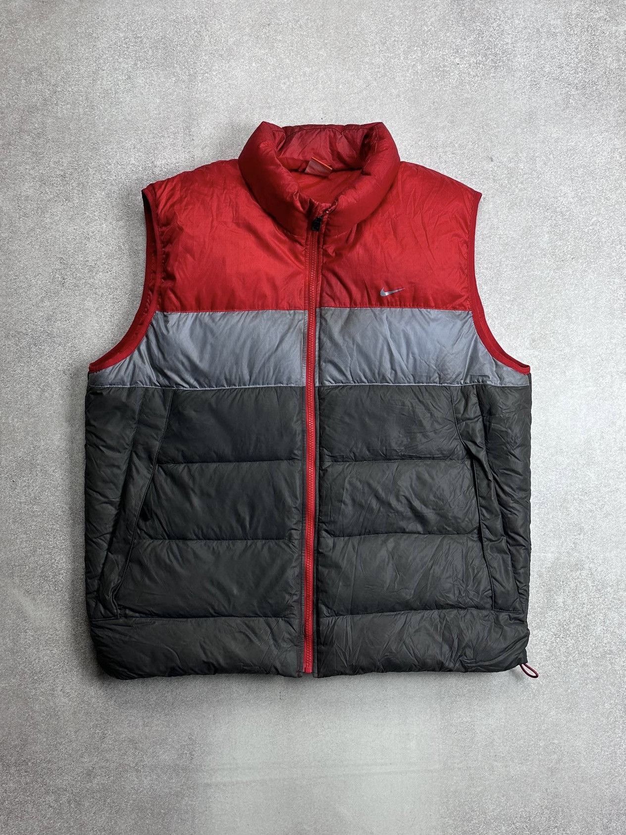 Nike Vintage Nike Swoosh Goose Down Puffer Vest Y2K XL Size US XL / EU 56 / 4 - 1 Thumbnail