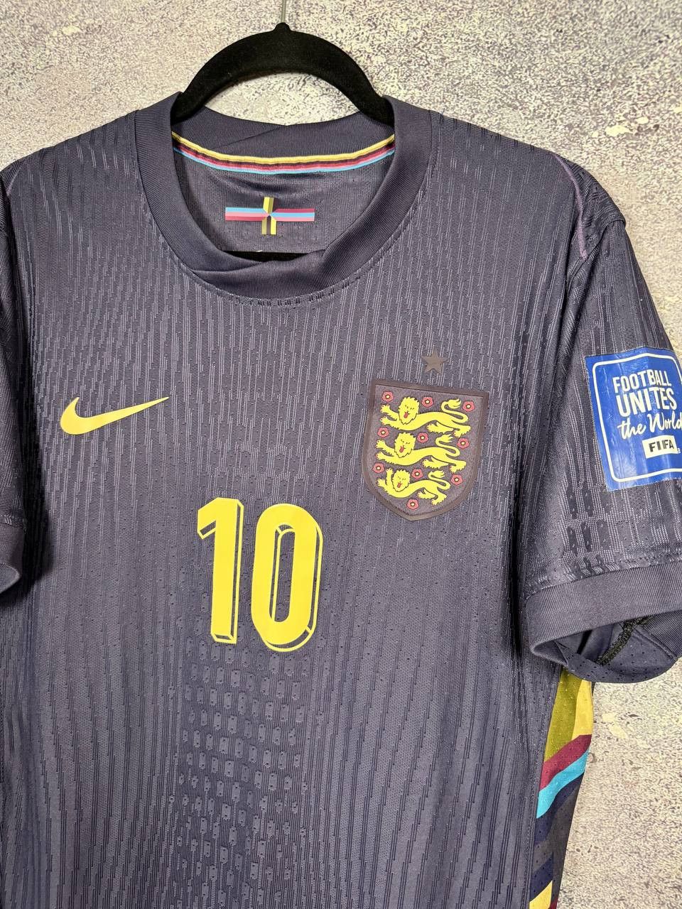 Vintage BELLINGHAM England National Team 2024 Away Soccer Jersey Size US XL / EU 56 / 4 - 7 Thumbnail