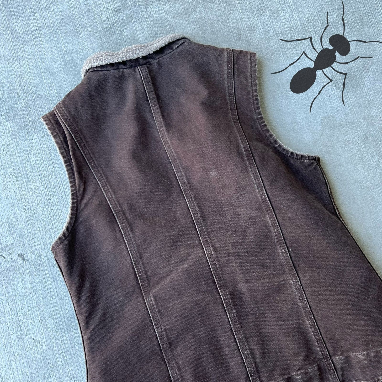 Carhartt × Vintage Carhartt WOMENS V001 brown work wear vest Size US S / EU 44-46 / 1 - 7 Thumbnail