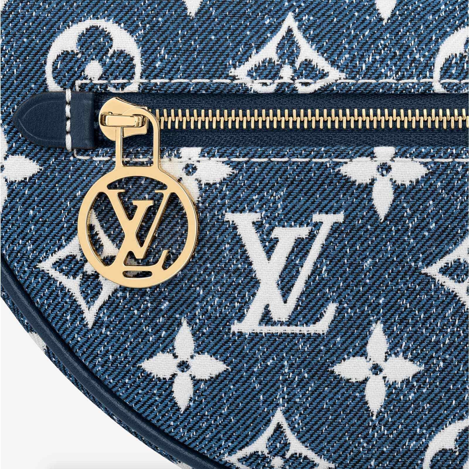 Louis Vuitton Louis Vuitton Loop Blue Denim Moon Crossbody Shoulder Bag Size ONE SIZE - 6 Thumbnail