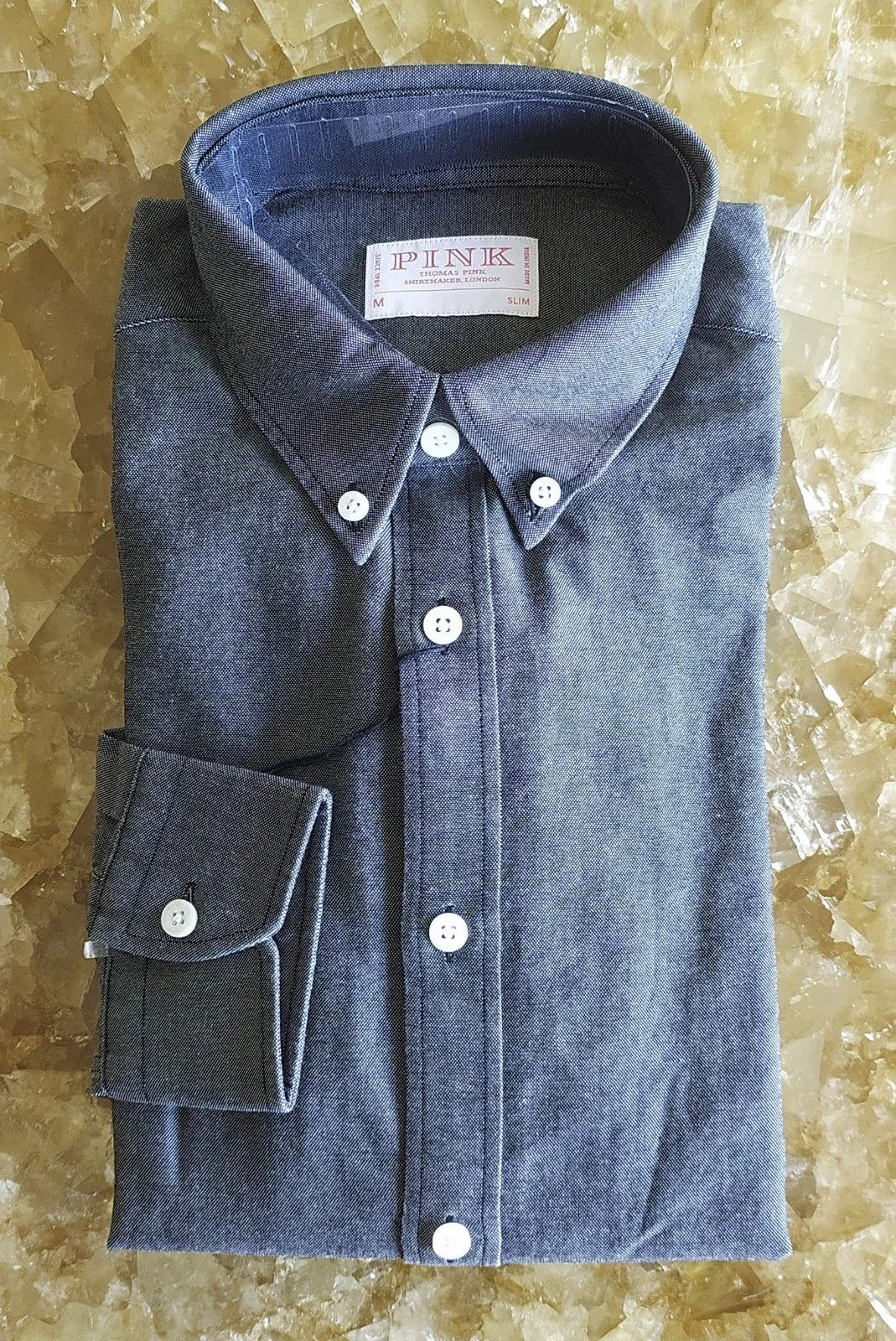 Thomas Pink Thomas Pink Formal Slim fit Shirt Free Shipping T/91 Size US M / EU 48-50 / 2 - 1 Thumbnail