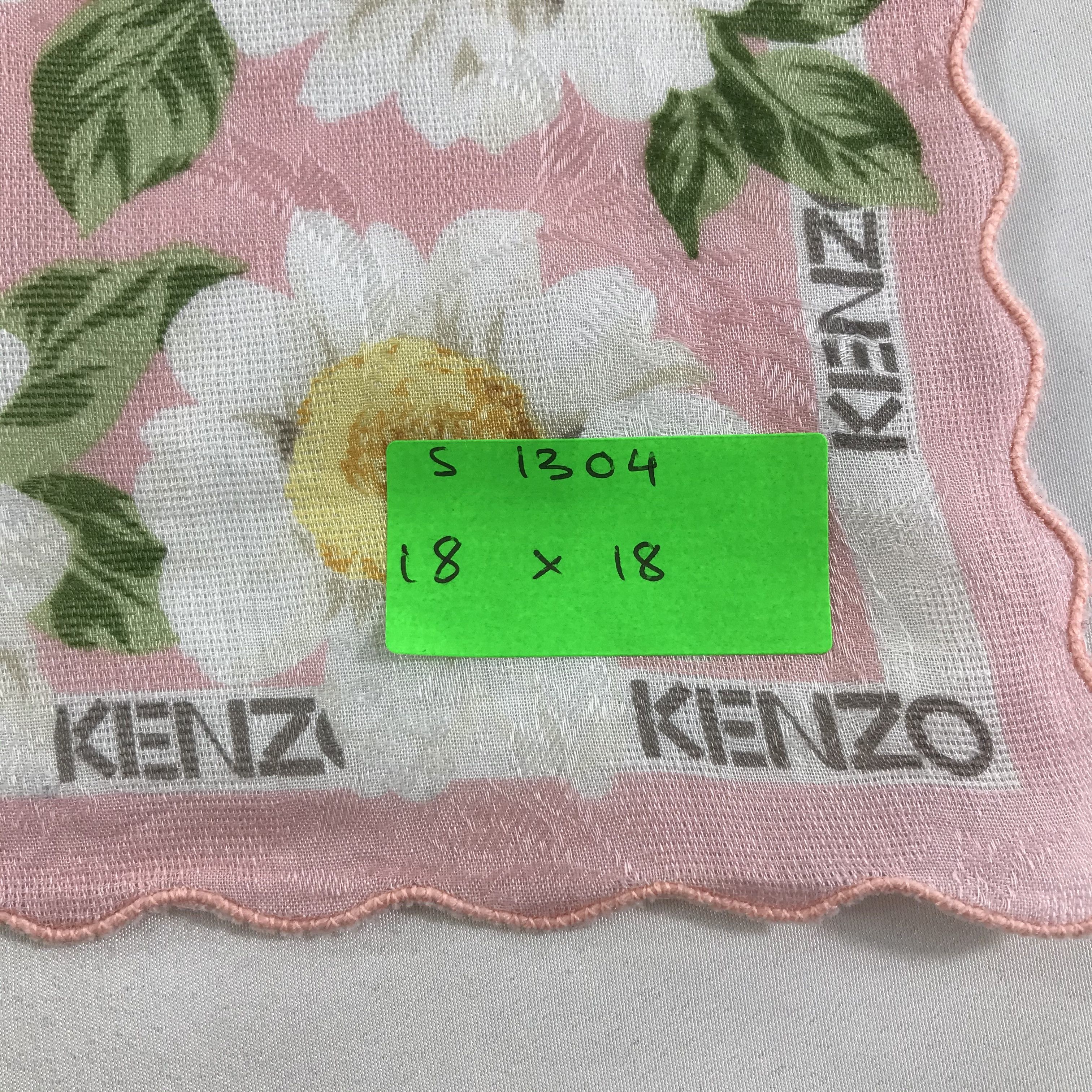 Kenzo × Vintage Kenzo Bandana / Handkerchief / Neckerchief - S1304 Size ONE SIZE - 5 Thumbnail