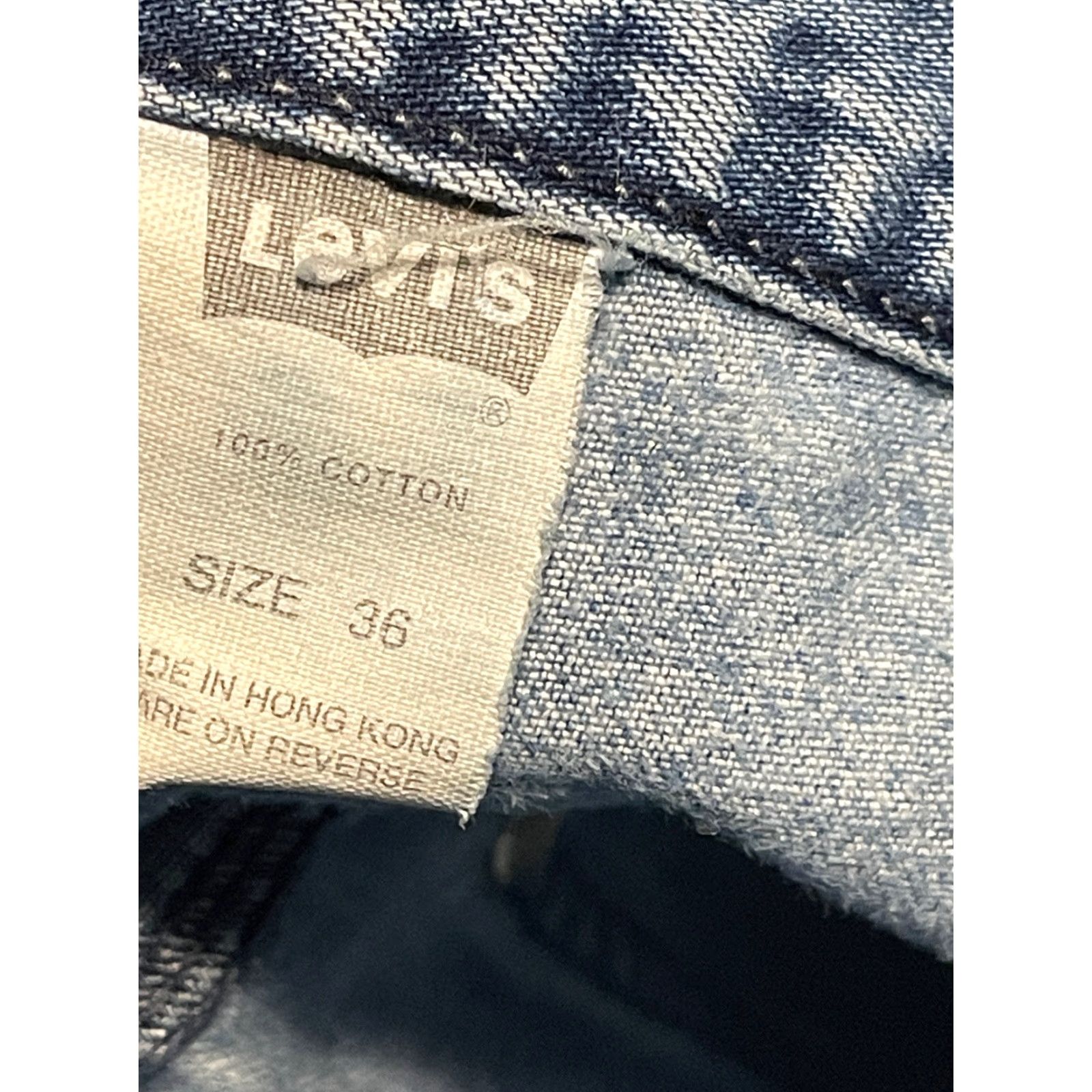 Vintage VINTAGE Levi’s SILVERTAB Baggy Loose Carpenter Blue Jean Skate Shorts Mens 36 Blue 90s Jorts Mens Size US 36 / EU 52 - 4 Thumbnail