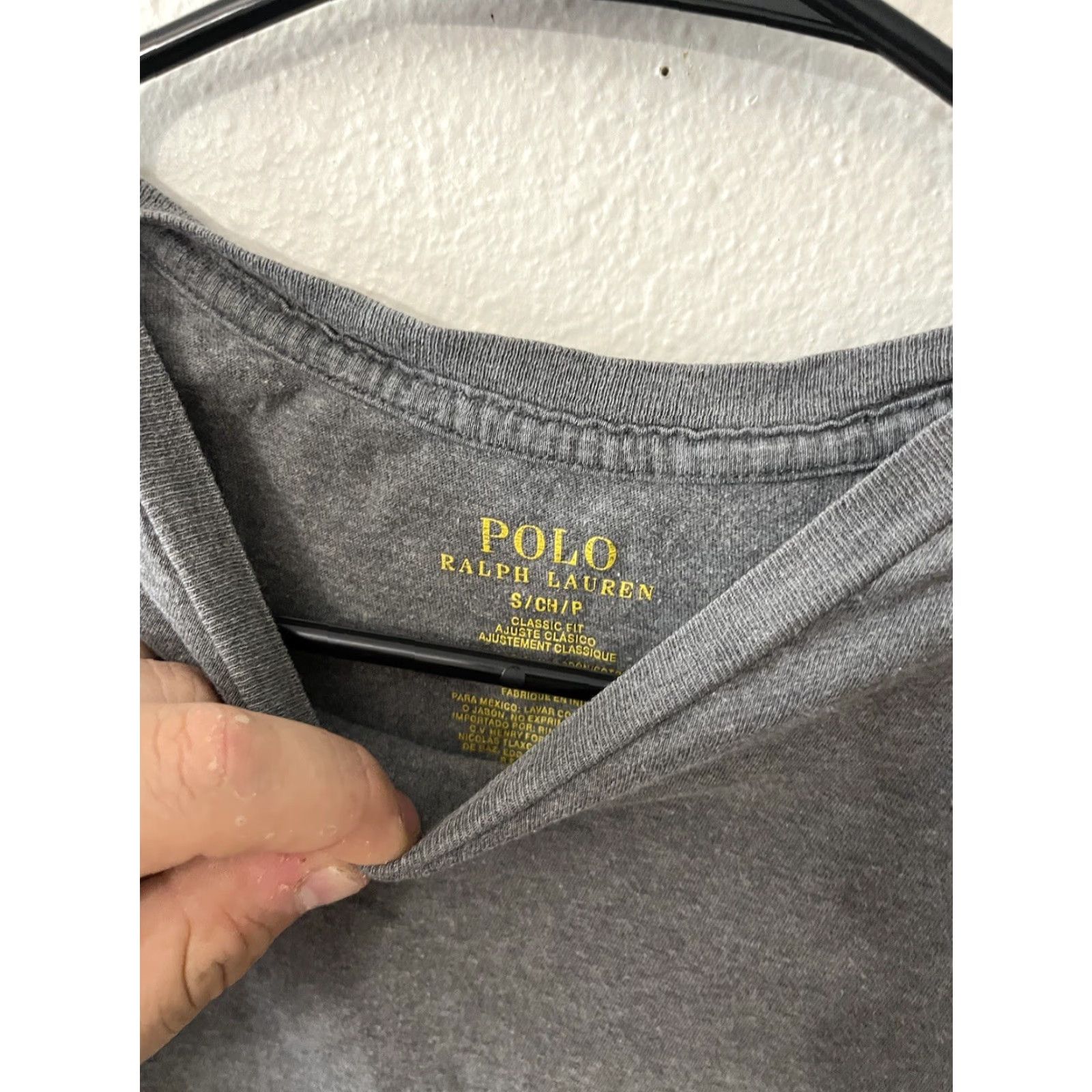 Polo Ralph Lauren Polo Ralph Lauren Cotton Sleep Shirt Men’s Small Gray Long Sleeve Classic Logo Size US S / EU 44-46 / 1 - 2 Thumbnail