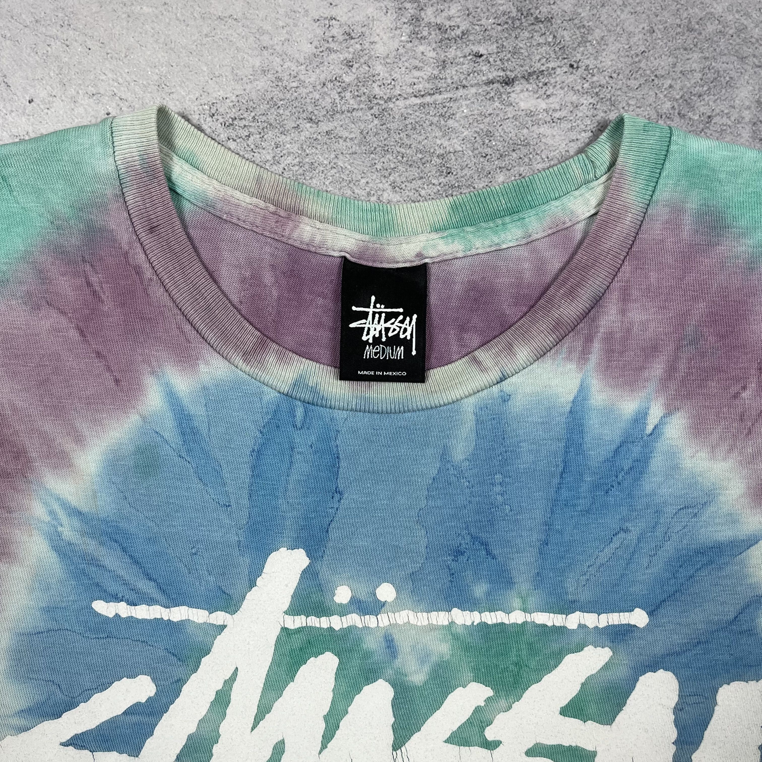 Stussy Vintage Stussy World Tour Big Logo Tie-Dye T Shirt 00’s Size US M / EU 48-50 / 2 - 9 Thumbnail