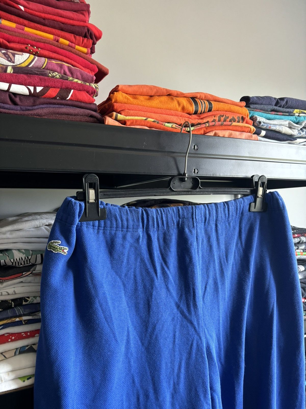 Lacoste × Vintage Vintage Lacoste Track Pants Nylon 90s 00s Swoosh Y2K Drill Size US 34 / EU 50 - 1 Thumbnail