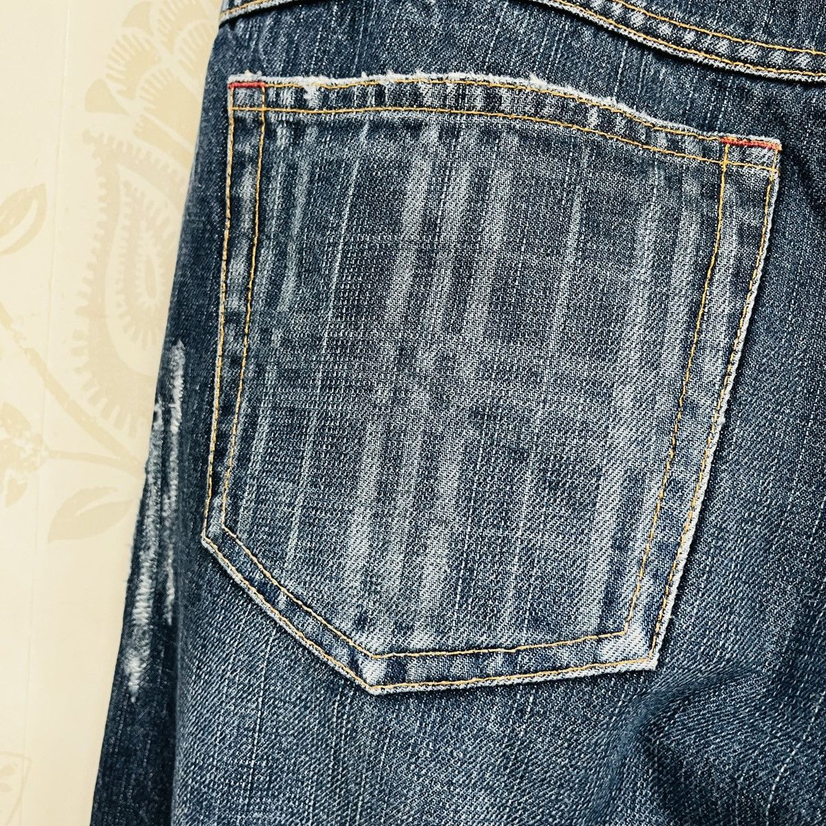 Black Label × Burberry × Vintage Burberry Black Label Distressed Denim Jeans Size US 34 / EU 50 - 13 Thumbnail